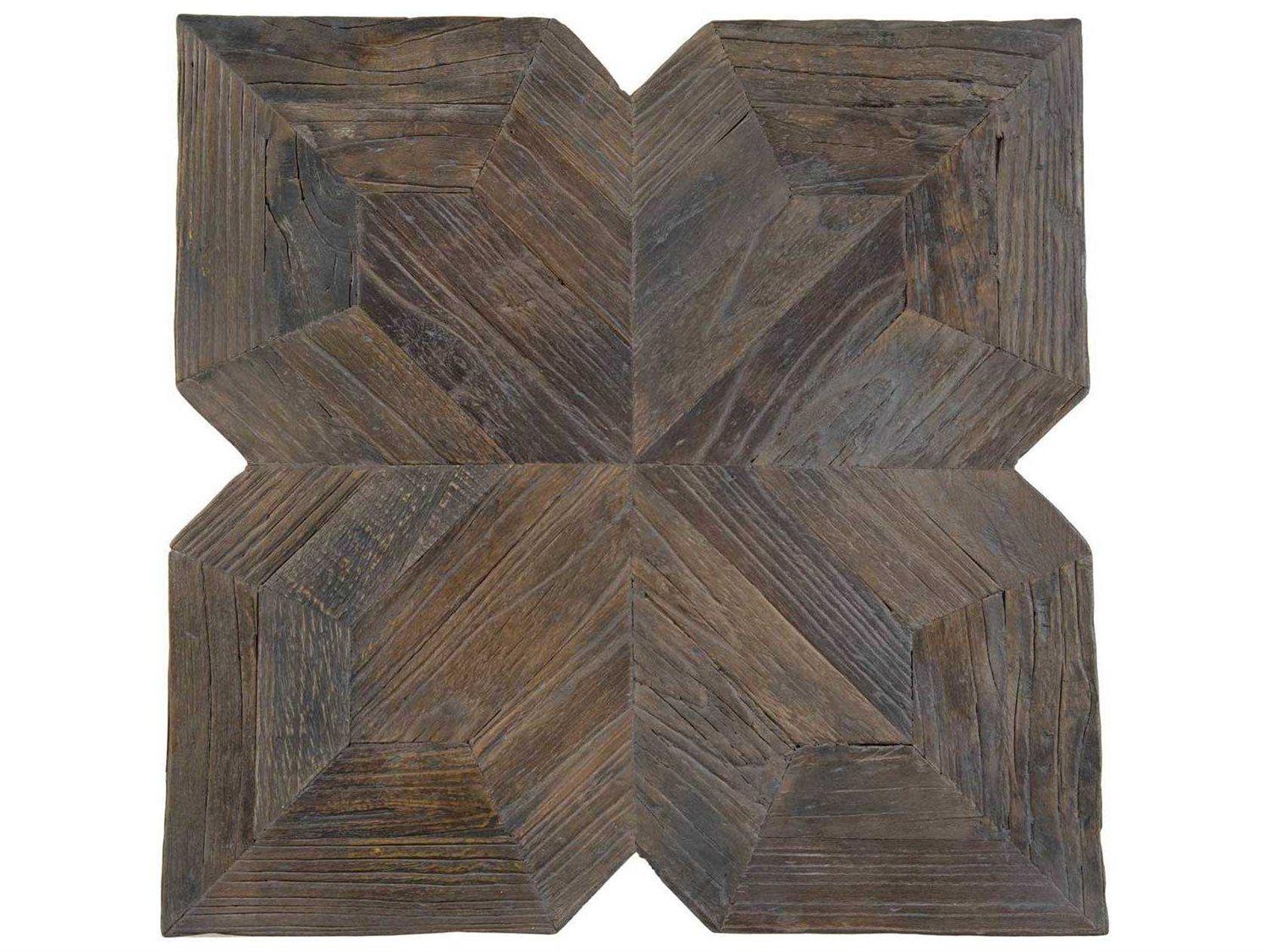 Gabby Arthur Square Wood Vintage Gray Elm End Table