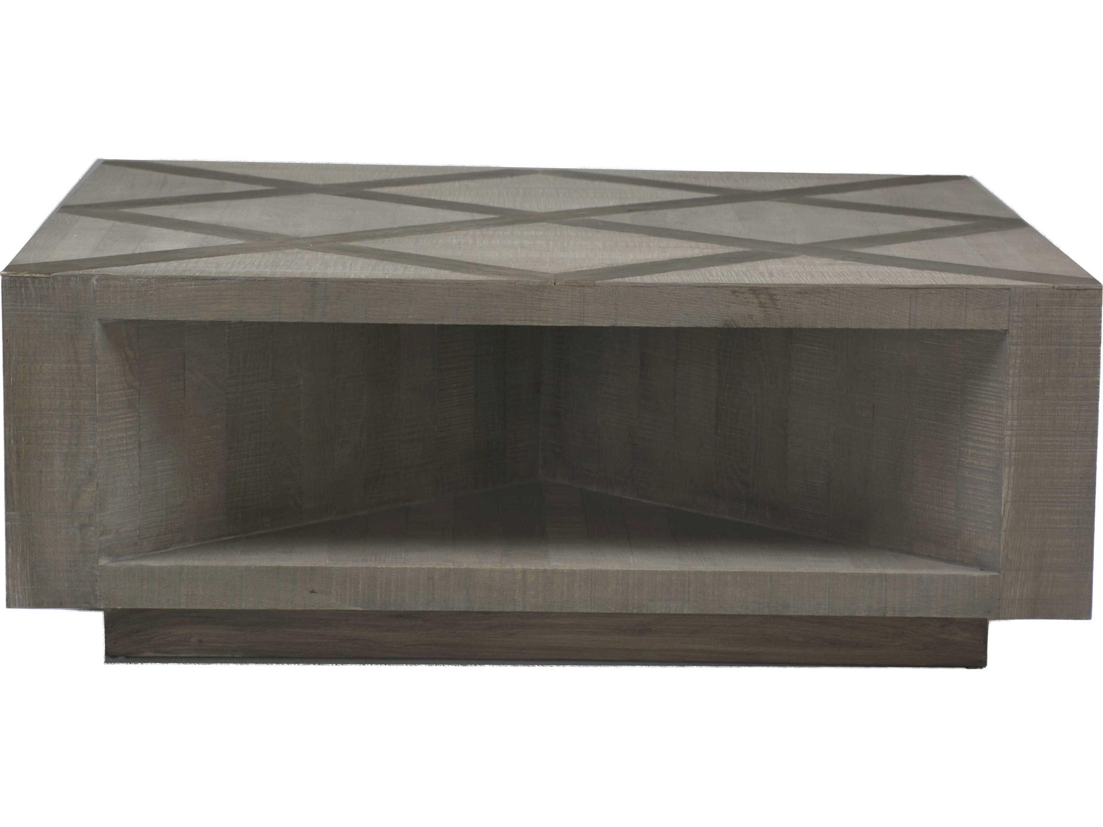 Gabby Larson Square Wood Charcoal Oak & Recycled Elm Coffee Table