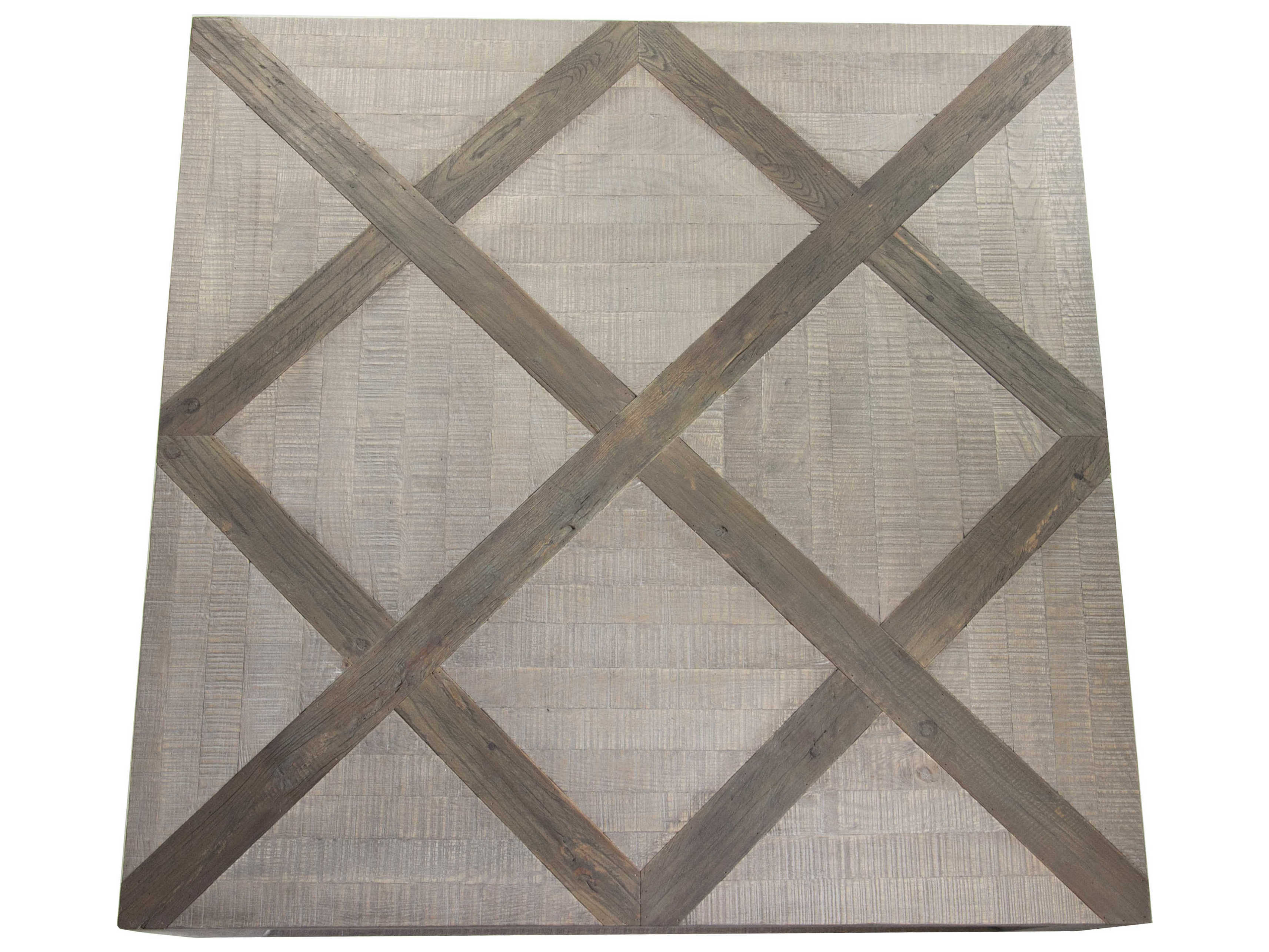 Gabby Larson Square Wood Charcoal Oak & Recycled Elm Coffee Table