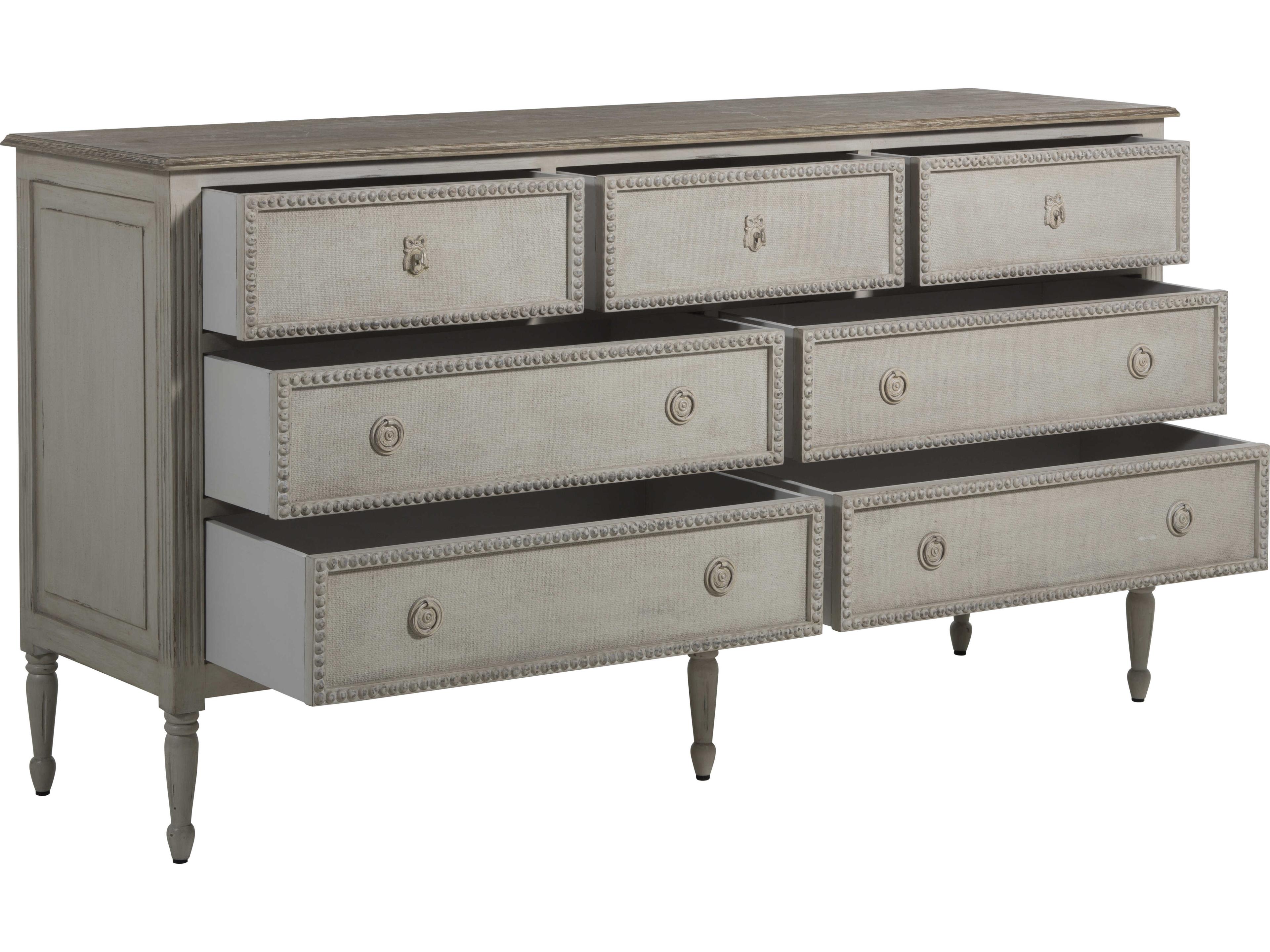 Gabby Caroline 7-Drawers Mindi Wood Double Dresser