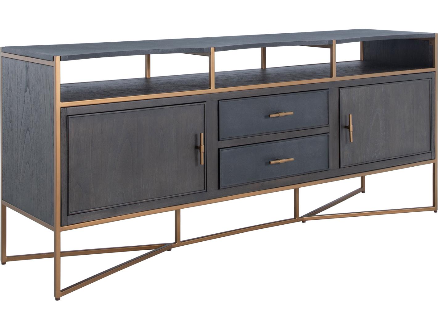 Gabby Jameson 70" Natural Black Media Console