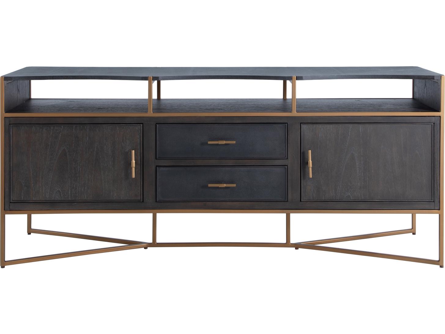Gabby Jameson 70" Natural Black Media Console