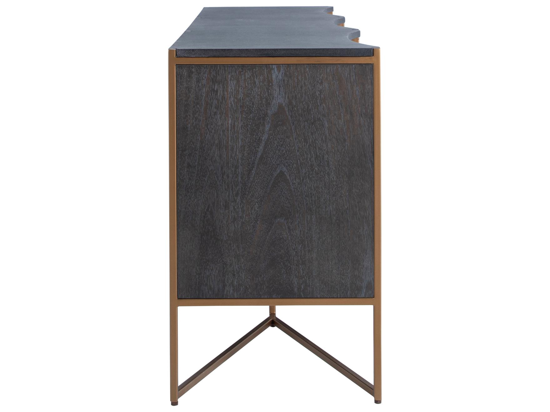 Gabby Jameson 70" Natural Black Media Console