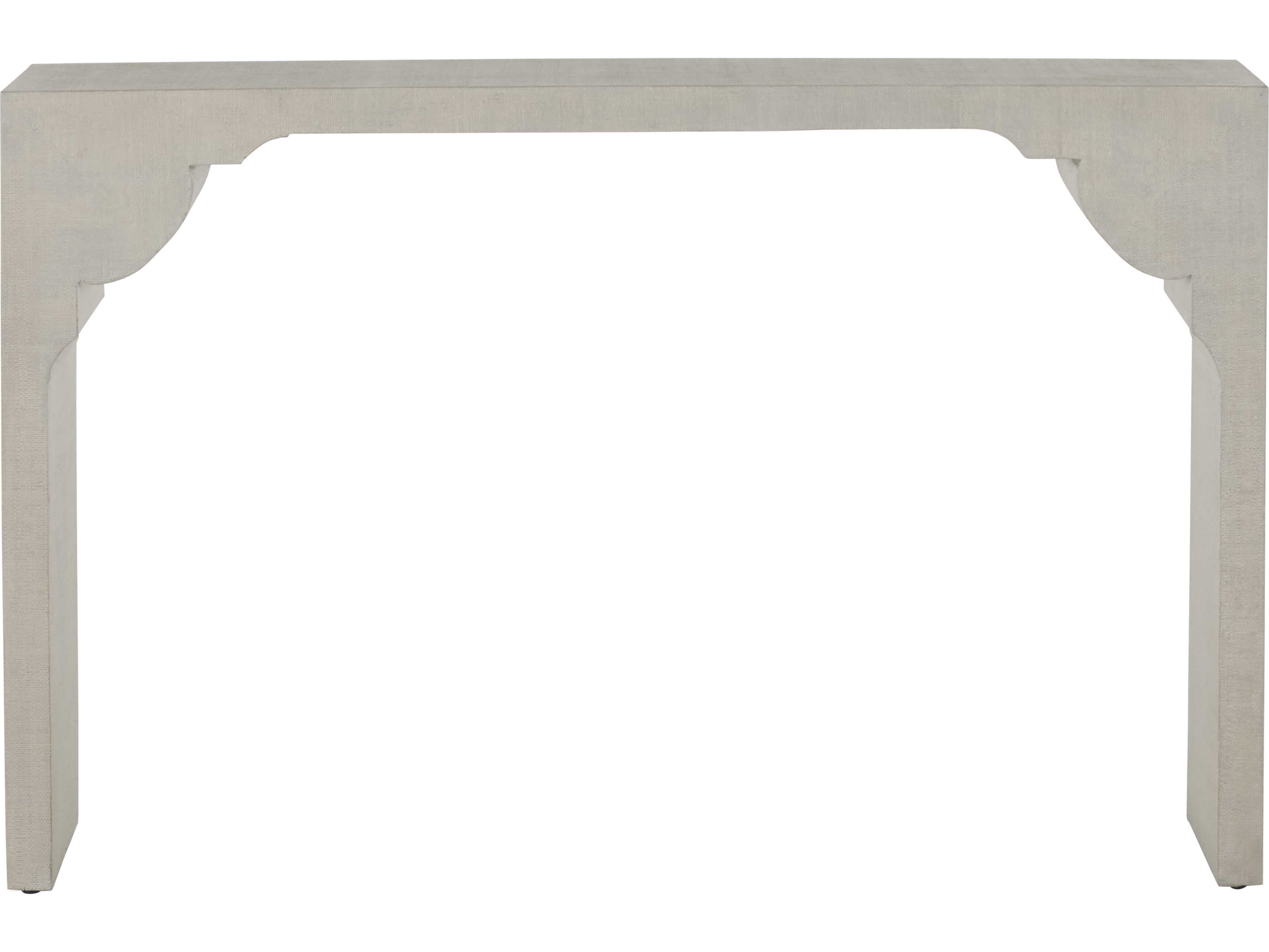 Gabby Dorry Rectangular White Seagrass Console Table