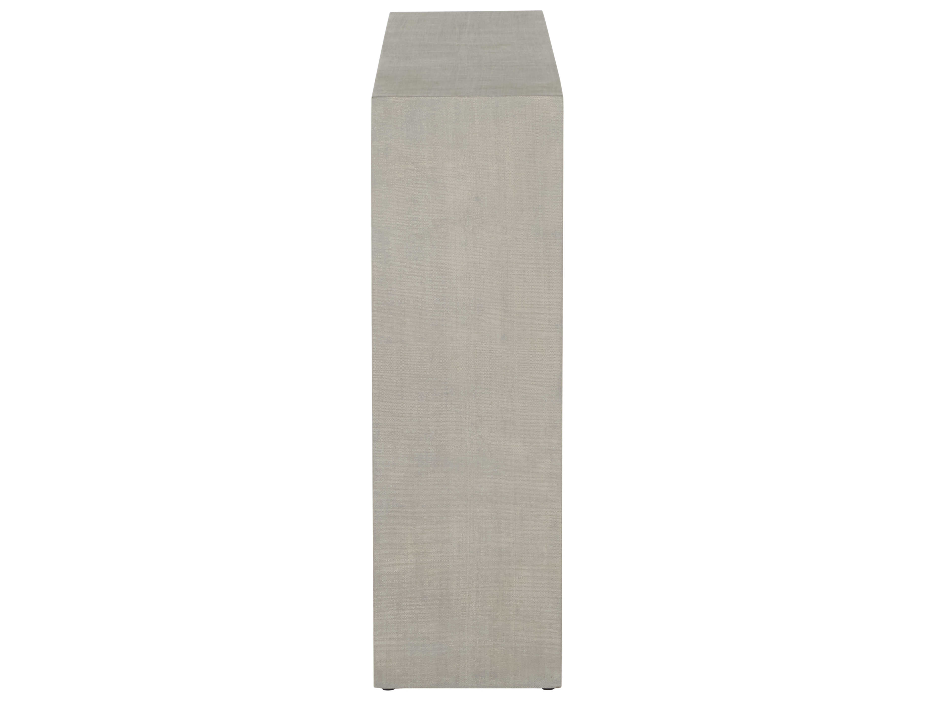 Gabby Dorry Rectangular White Seagrass Console Table