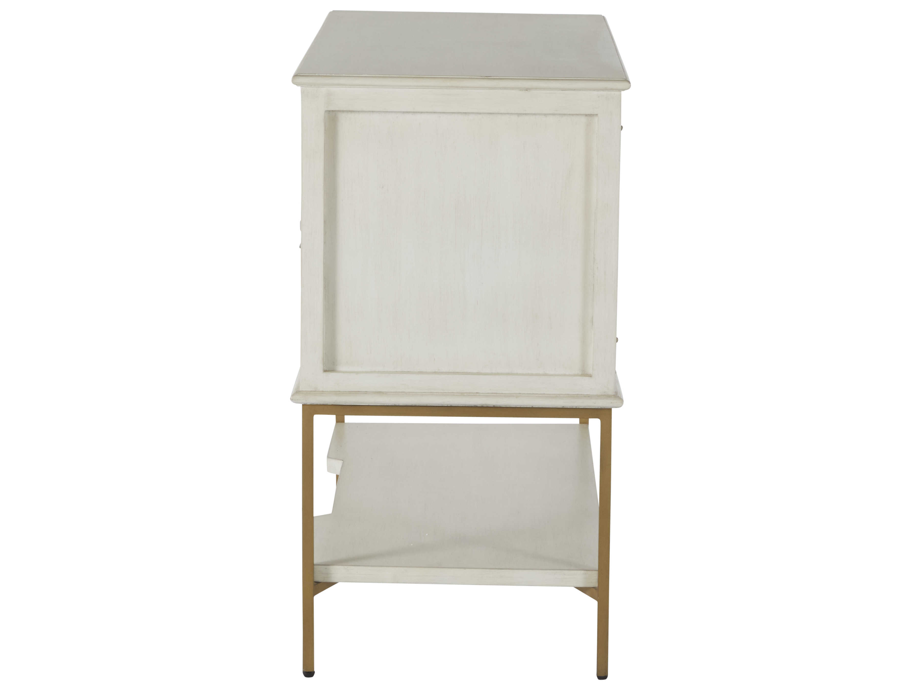 Gabby Riggs 2-Drawers Oak Wood Nightstand