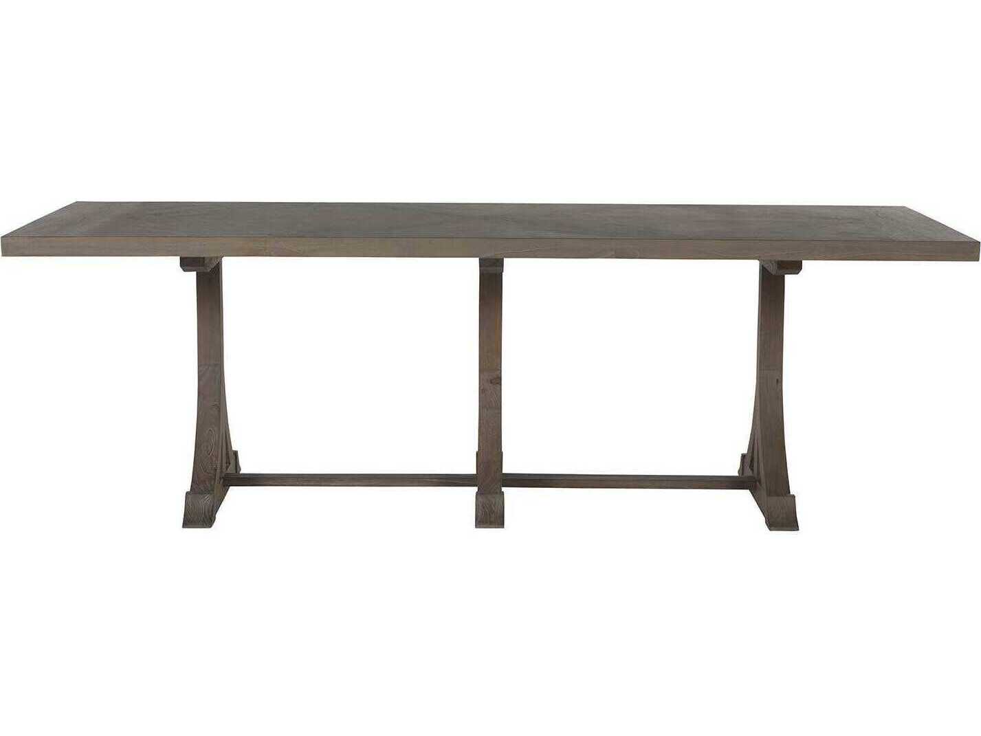 Gabby Adams Rectangular Vintage Gray Wood Dining Table
