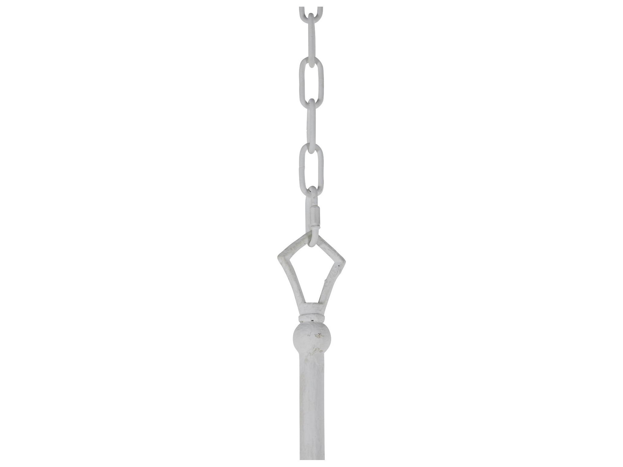 Gabby Lilly 8-Light Plaster White Candelabra Chandelier