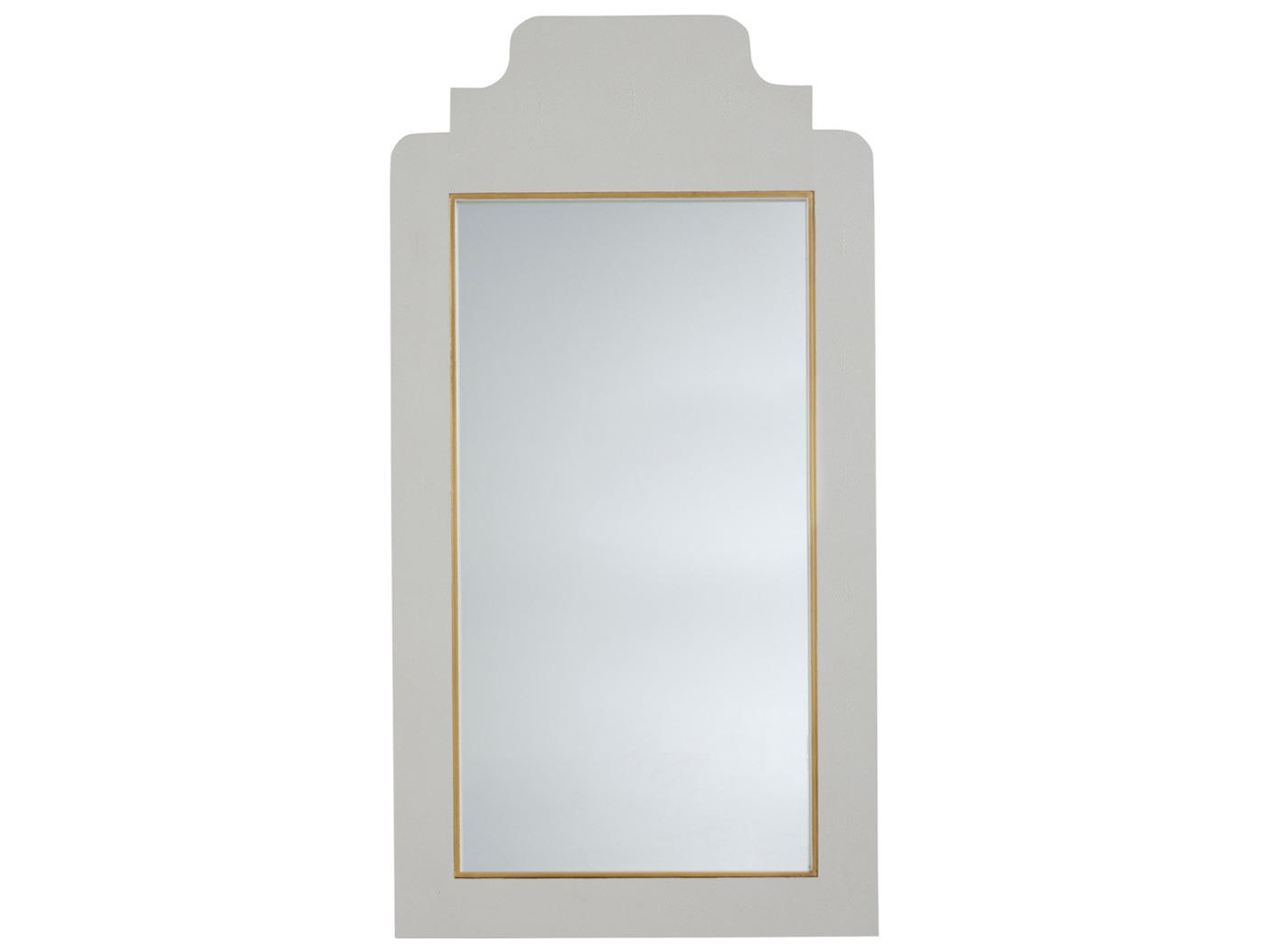 Gabby Nora Alabaster Faux Shagreen Wall Mirror Rectangular