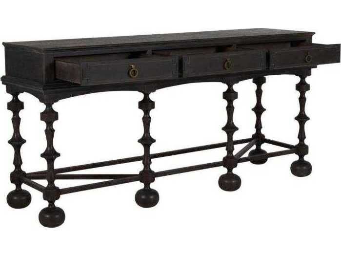 Gabby Arrington Rectangular Wood Cerused Ash Console Table