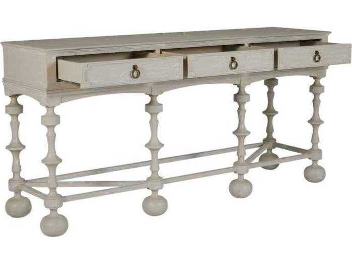Gabby Arrington Rectangular Wood Cerused Ash Console Table