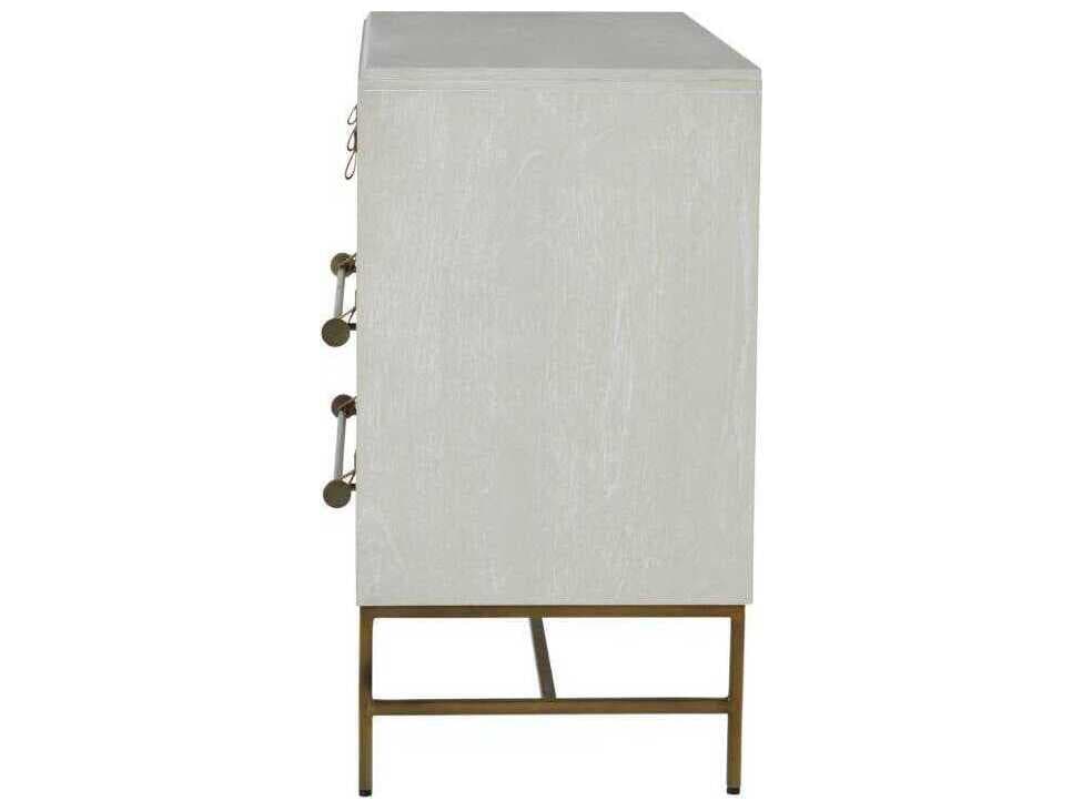 Gabby Maya 5-Drawers White Mindi Wood Dresser