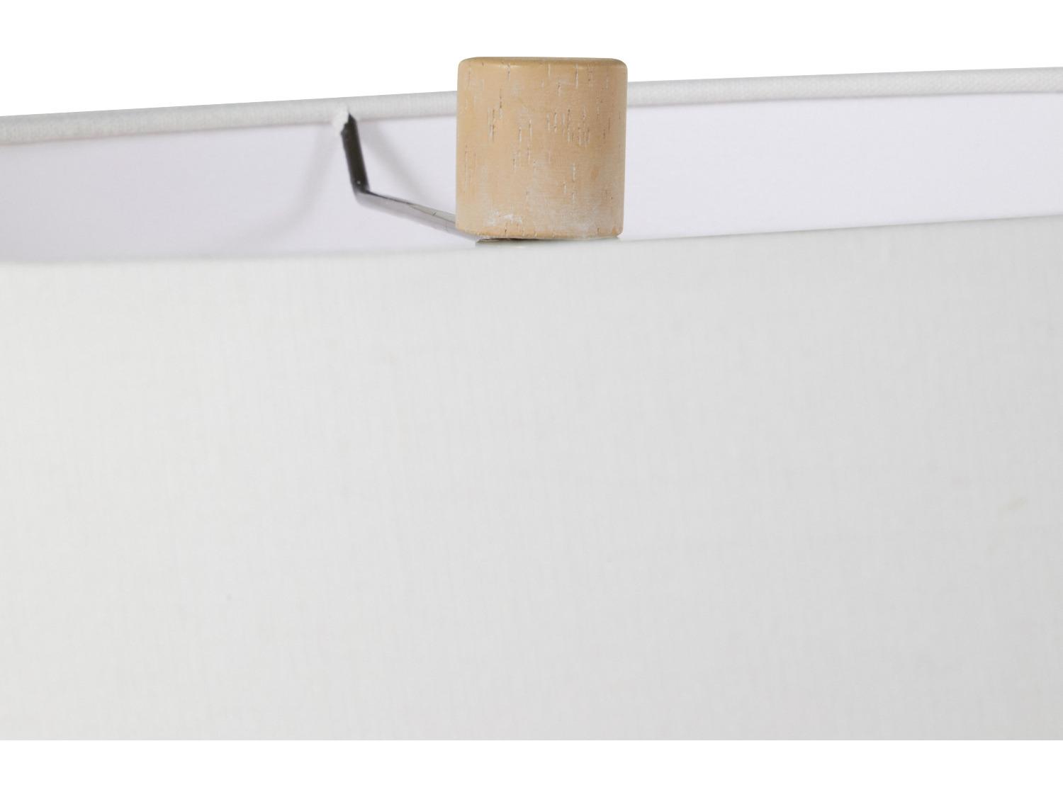 Gabby Maddox Plaster White Feather Linen Buffet Lamp