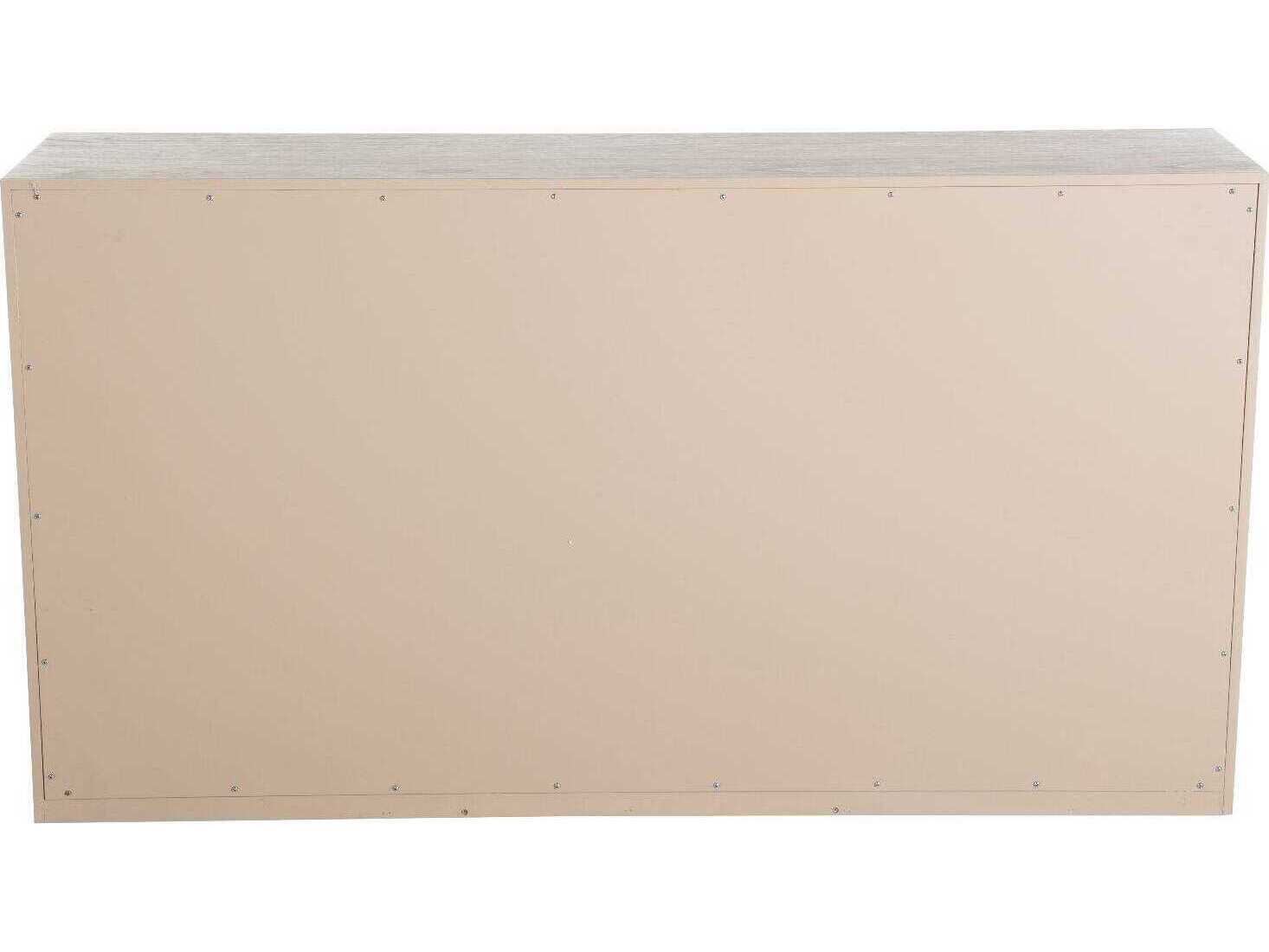 Gabby Arlee Rectangular Wood Cerused Natural Blonde Console Table