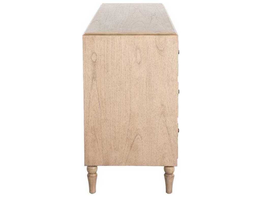 Gabby Everest Natural Mindi Wood Double Dresser