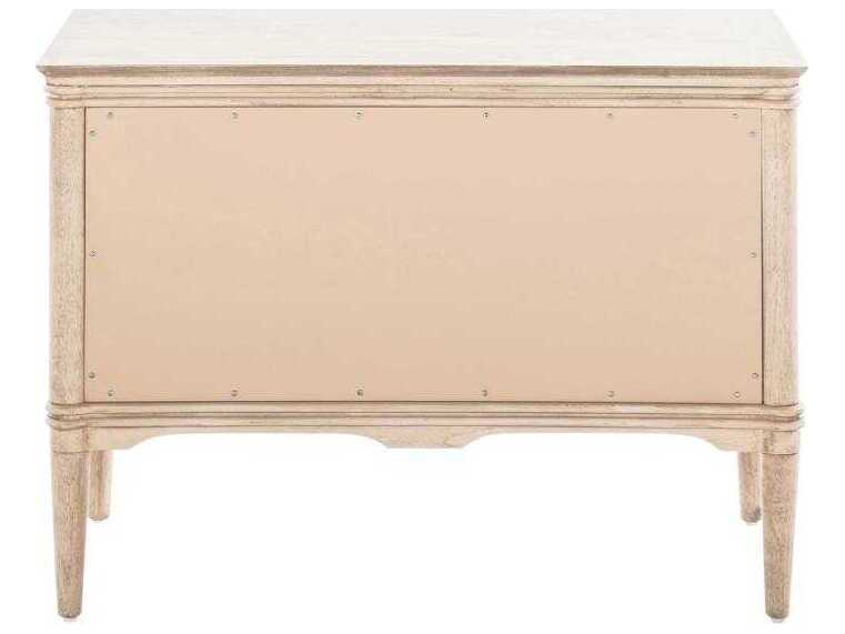 Gabby Linnea 2-Drawers Oak Wood Nightstand