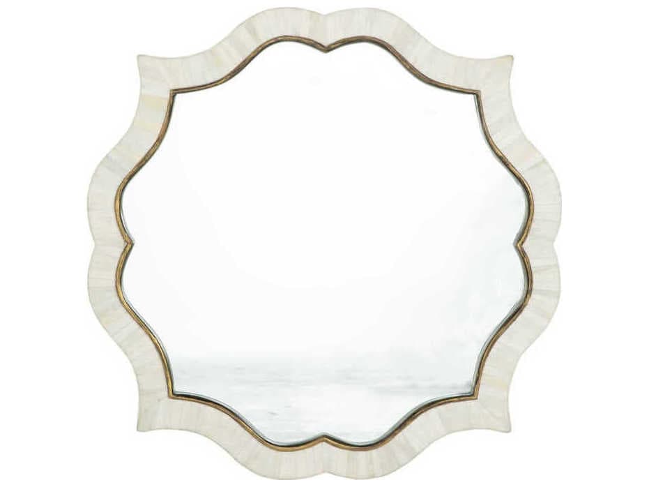 Gabby Laurette Bone Ivory Clear Wall Mirror