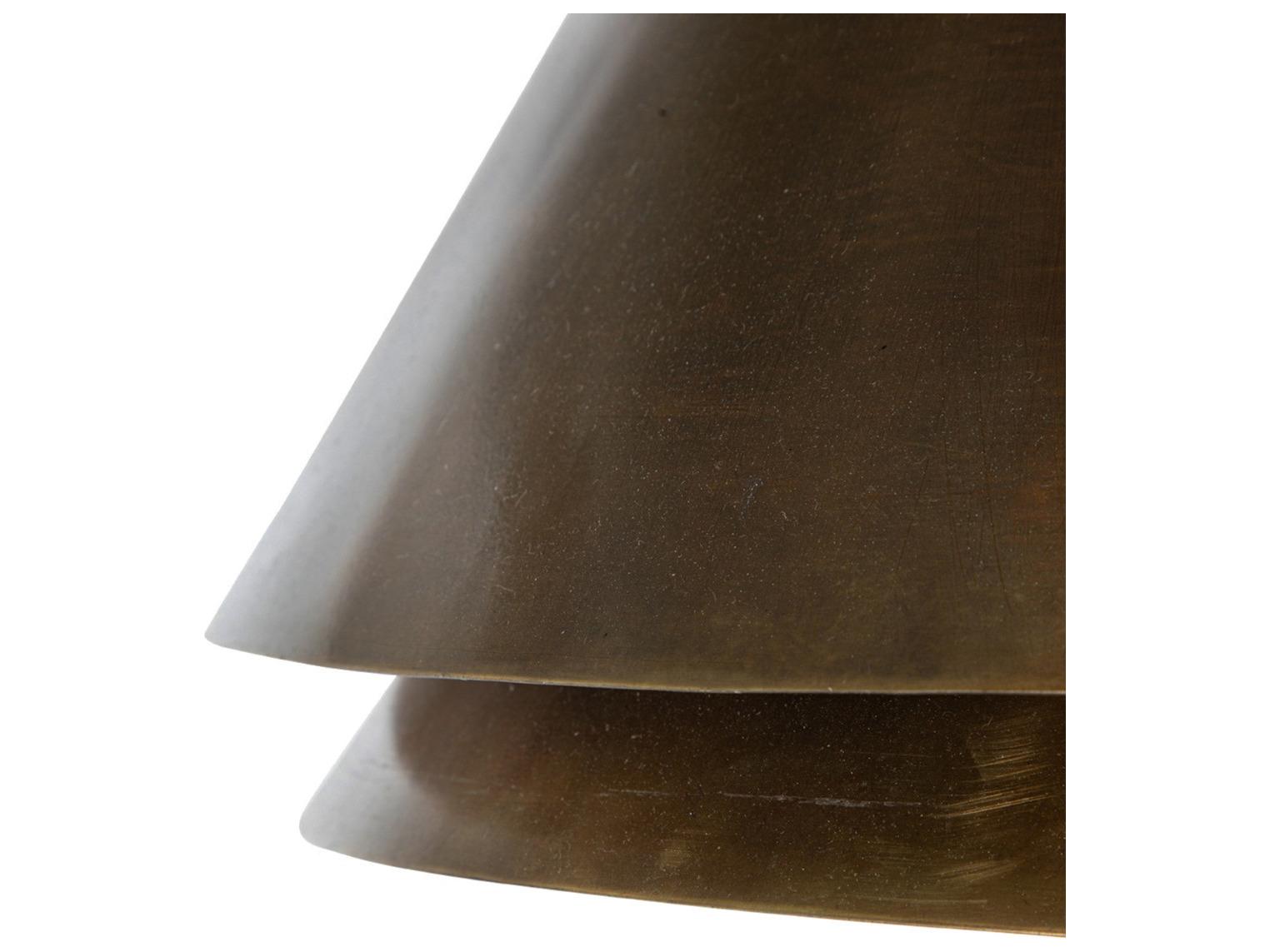 Gabby Mona 1-Light Antique Light Brass Pendant