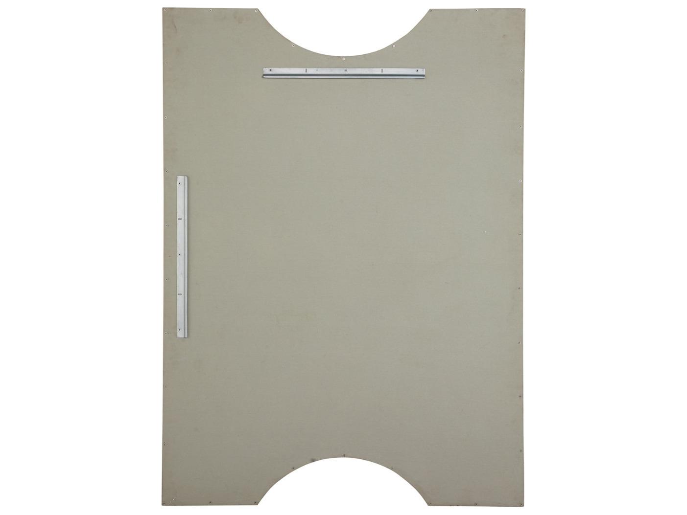 Gabby Oakley Natural Ivory Hide Clear Mirror Wall Round