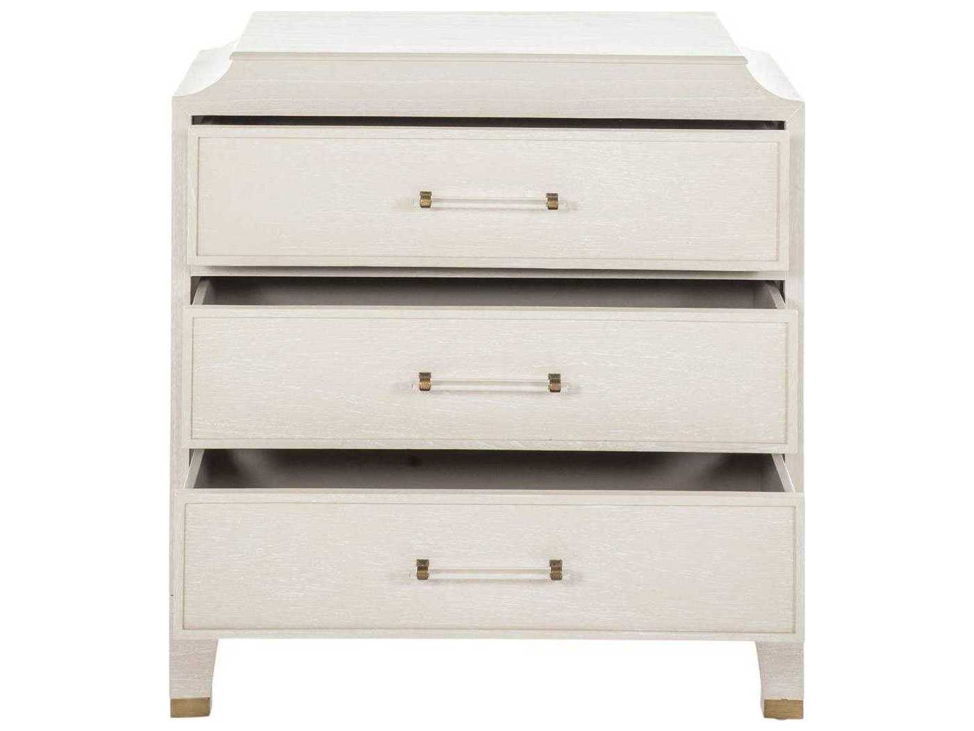 Gabby Alexandra White Mindi Wood Accent Chest