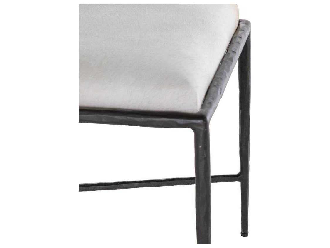 Gabby Devoe Natural Ivory Hide on Hair Accent Bench