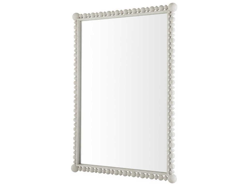 Gabby Beau Antique White Clean Wall Mirror Rectangular