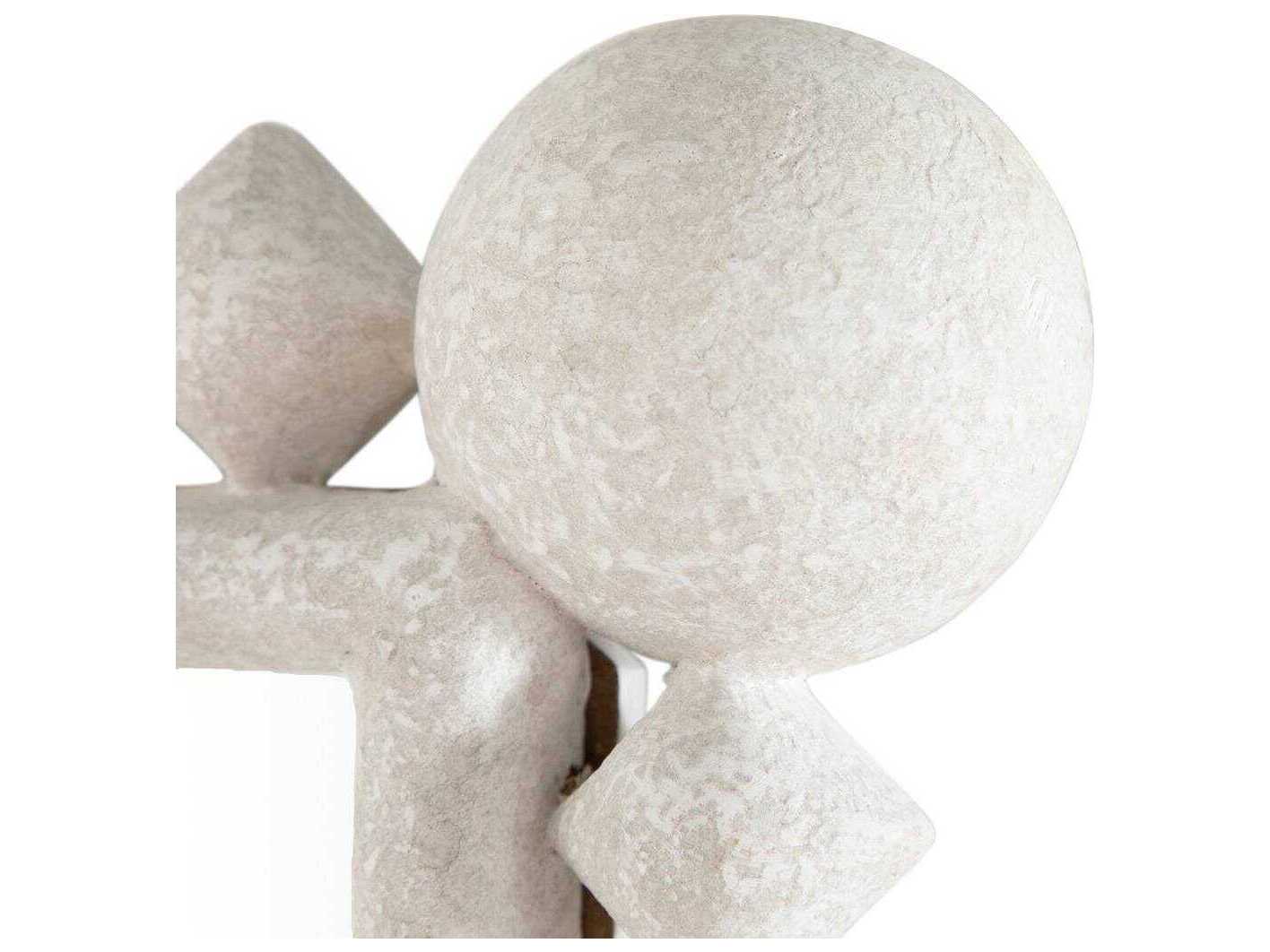 Gabby Beau Antique White Clean Wall Mirror Rectangular