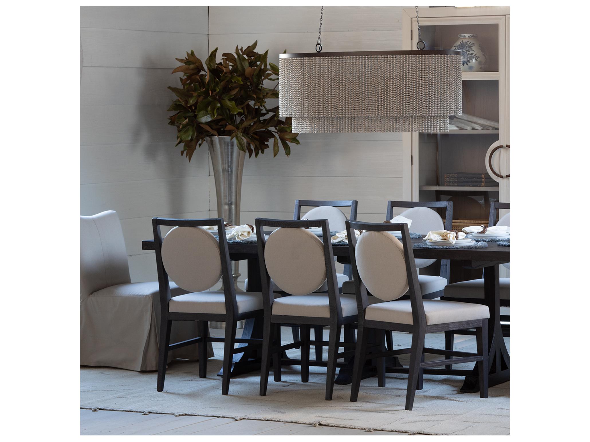 Gabby Etienne 6-Light Venetian Rust Antique White Linear Island Pendant