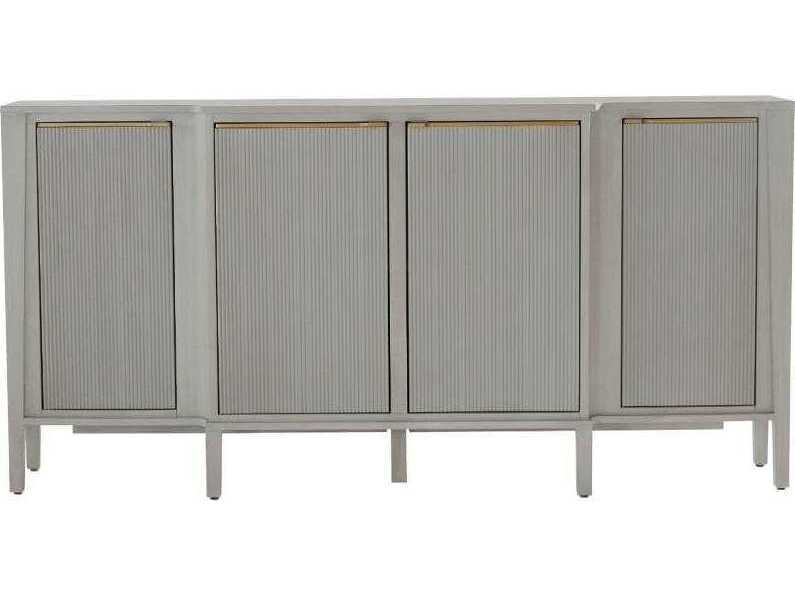 Gabby Leary 68" Mahogany Wood Grey Sideboard