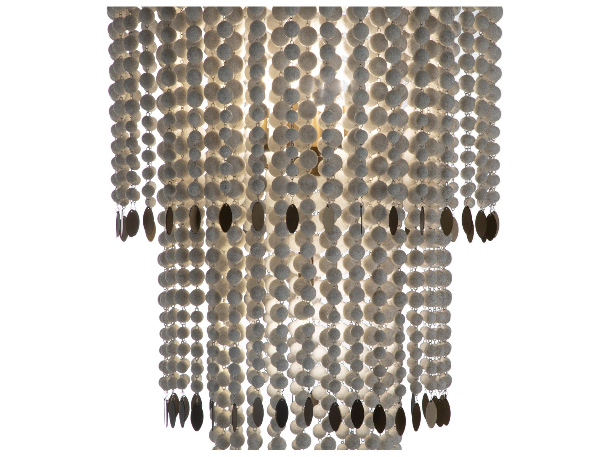 Gabby Dolores 4-Light Antique Grey Brushed Brass Traditional Pendant