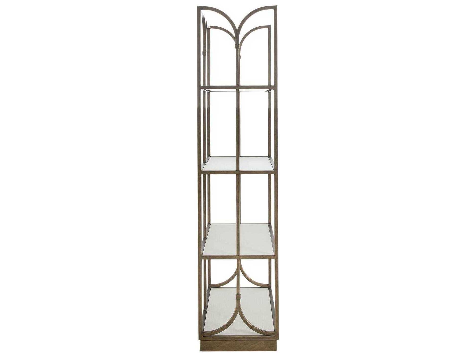 Gabby Belinda Cerused White Bookcase