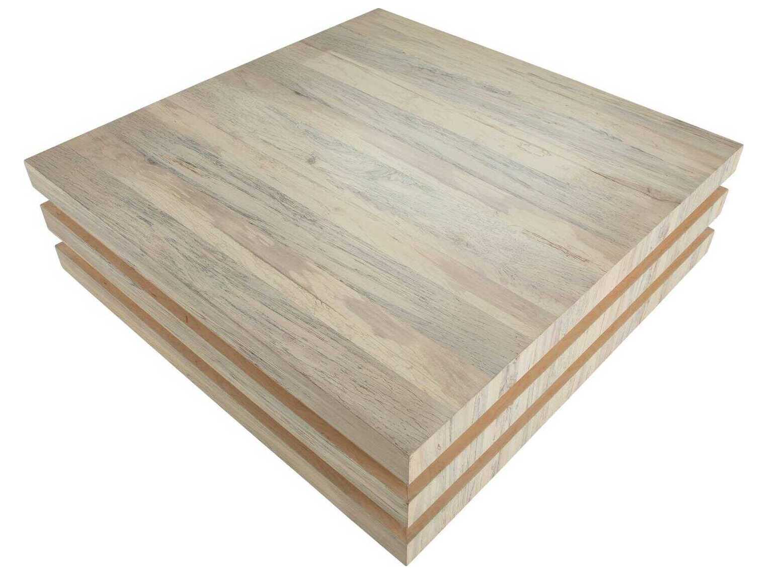 Gabby Bourne Square Wood Natural Spalted Coffee Table
