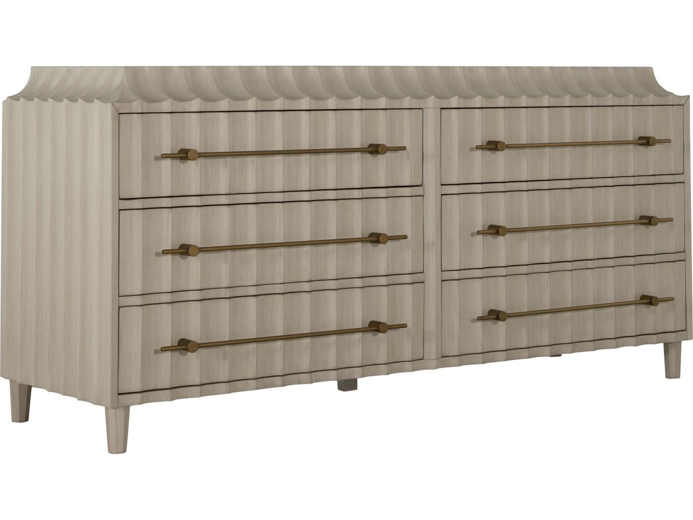 Gabby Merigold 6-Drawers Beige Double Dresser