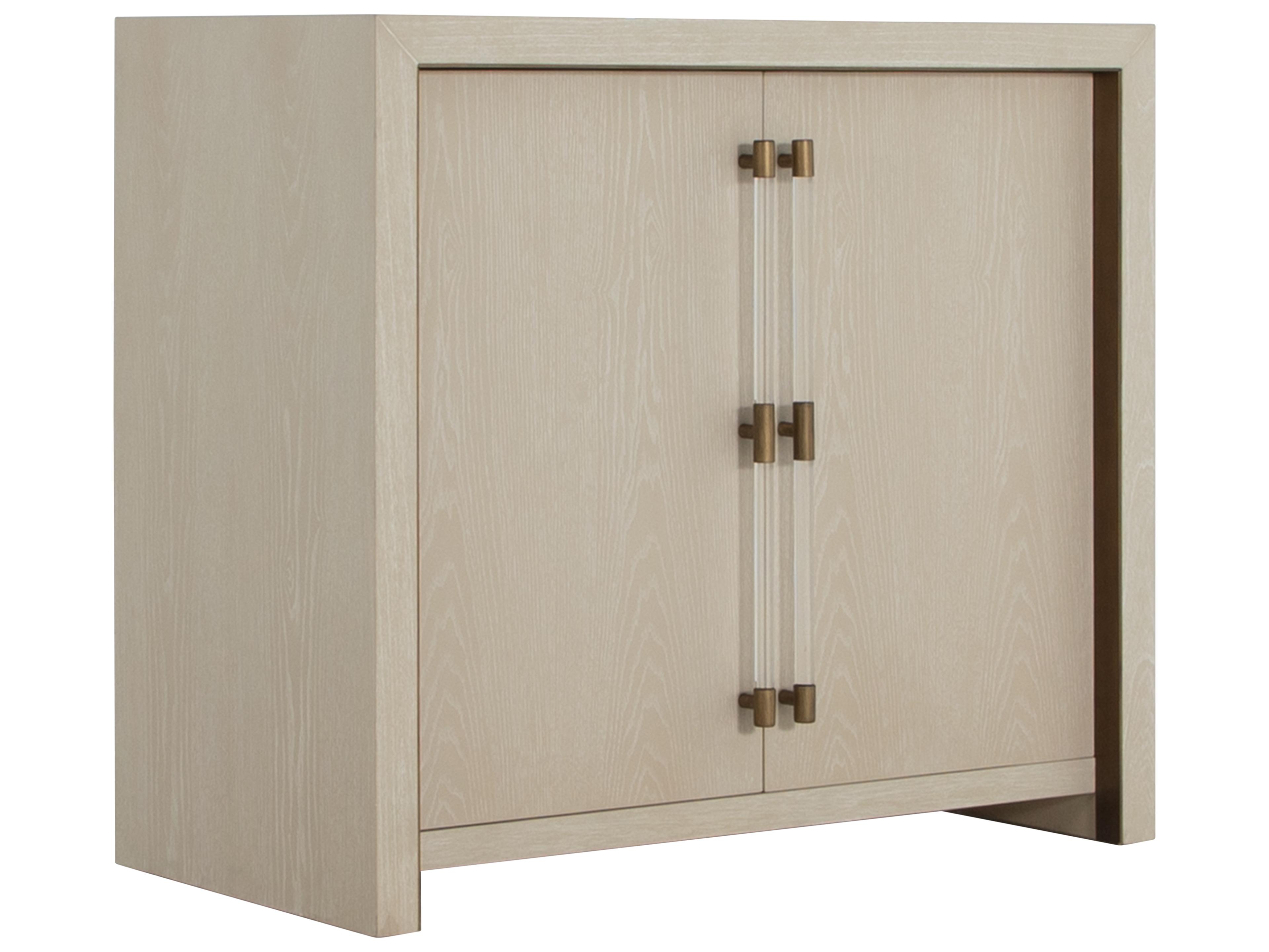 Gabby Winford Beige Oak Wood Accent Chest