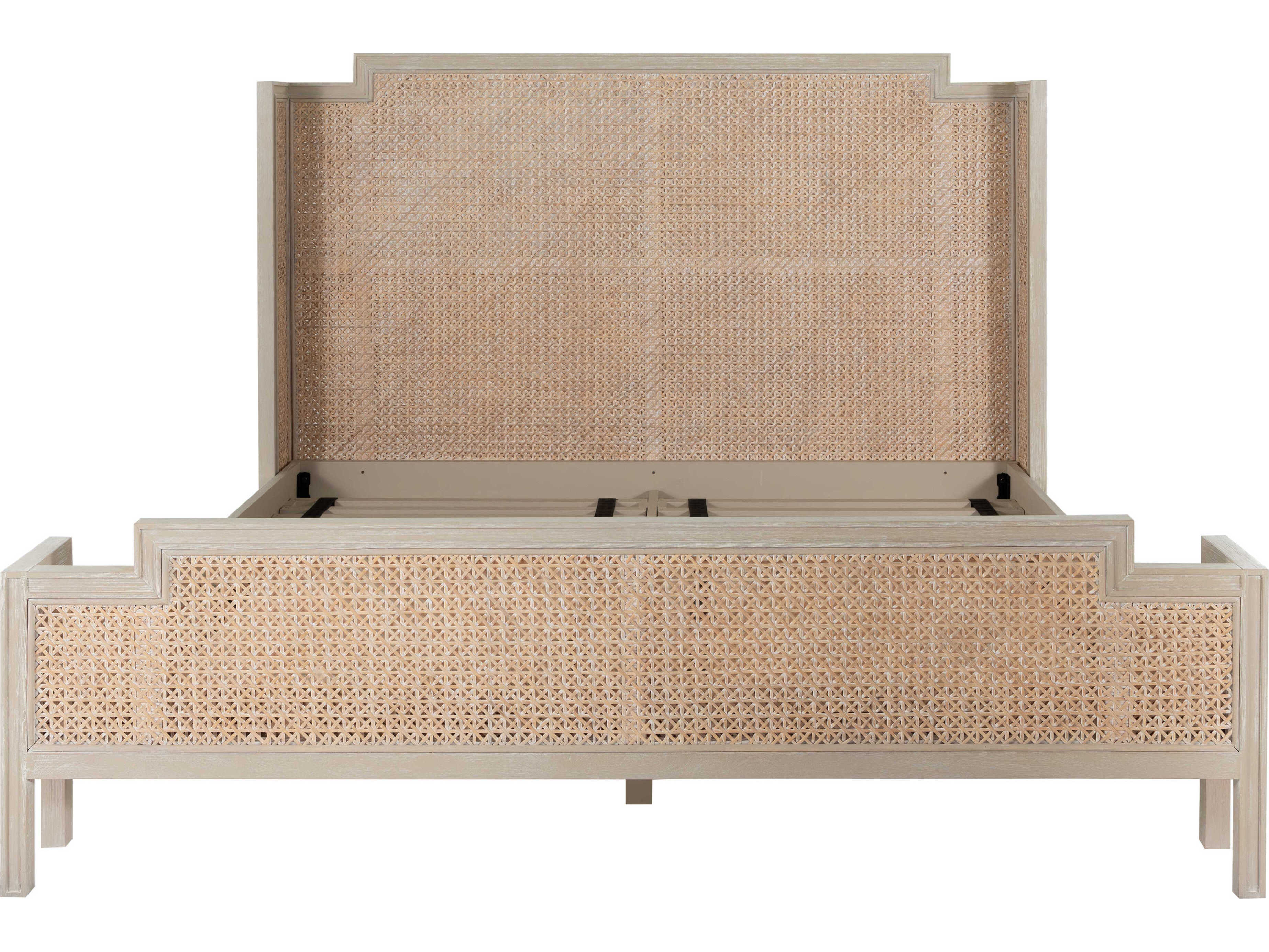 Gabby Brown Mahogany Wood King Panel Bed