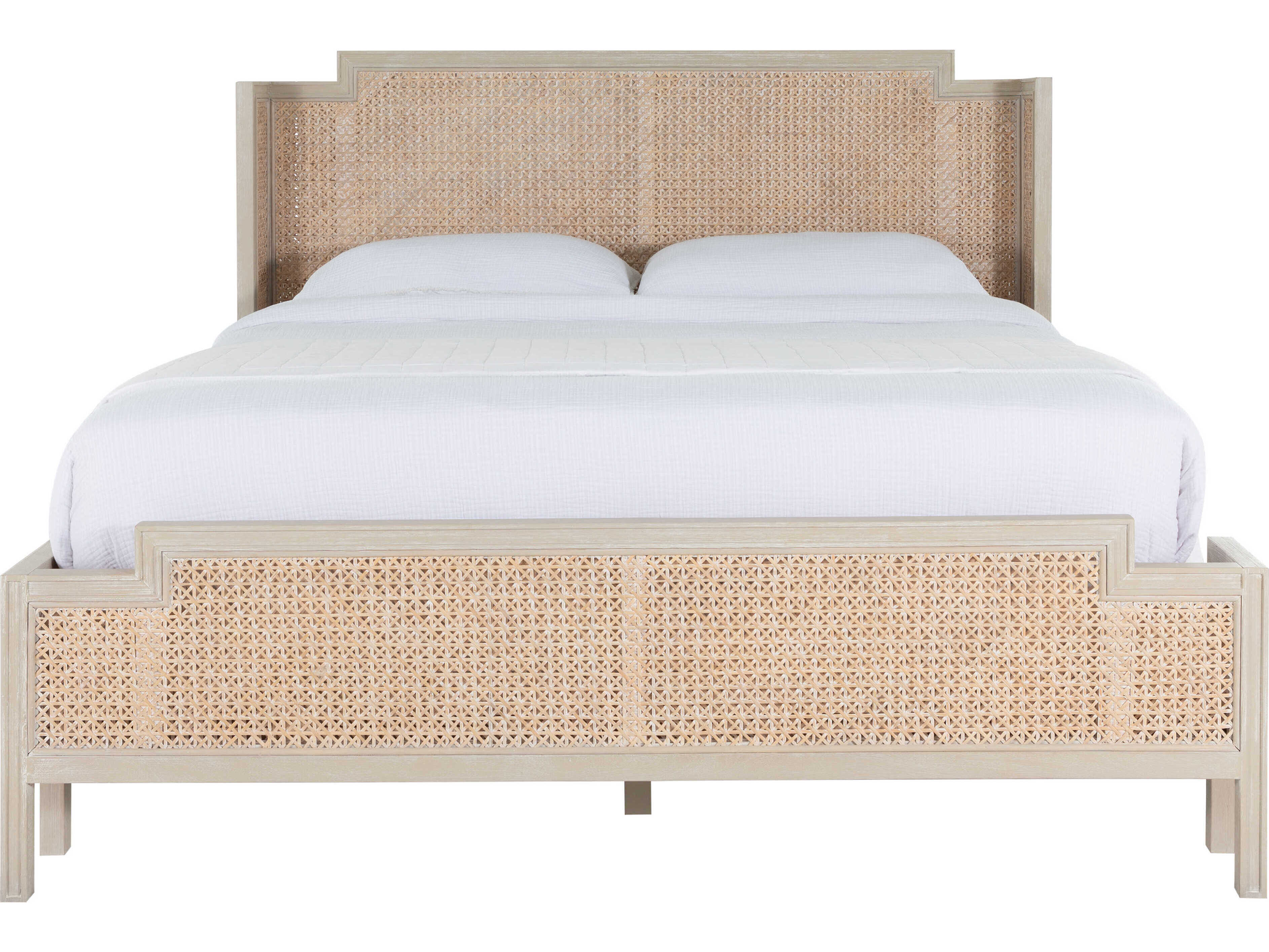 Gabby Brown Mahogany Wood King Panel Bed