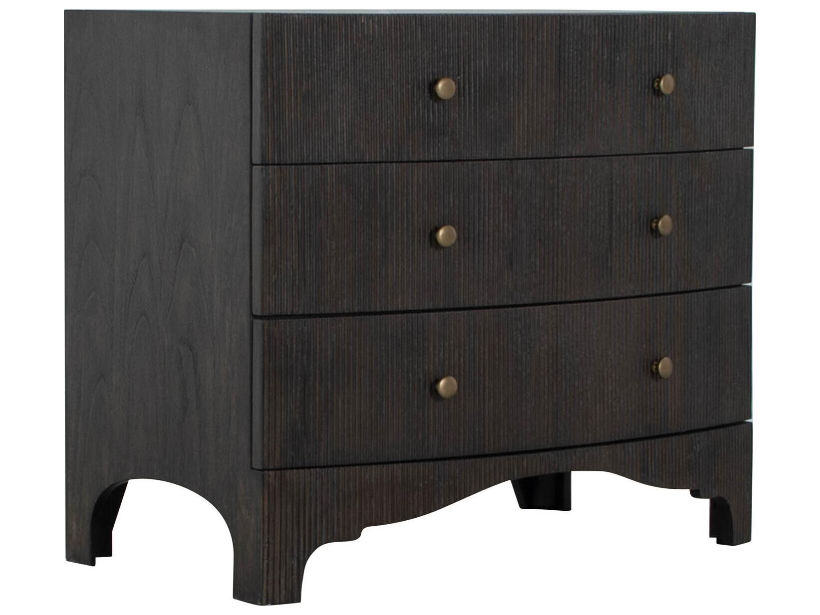 Gabby Princeton Cerused Forest Black Brushed Bronze Mindi Wood Accent Chest