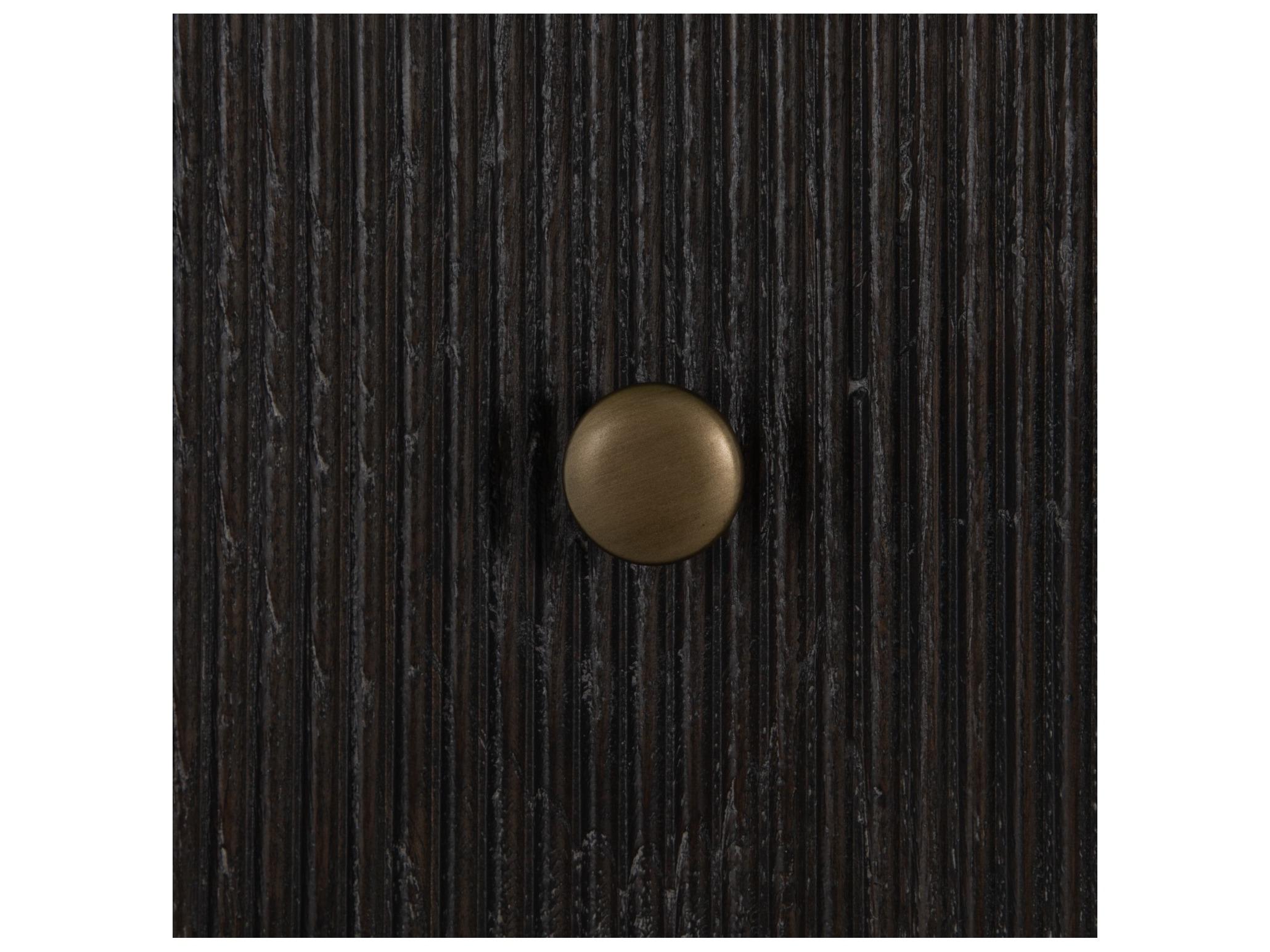 Gabby Princeton Cerused Forest Black Brushed Bronze Mindi Wood Accent Chest