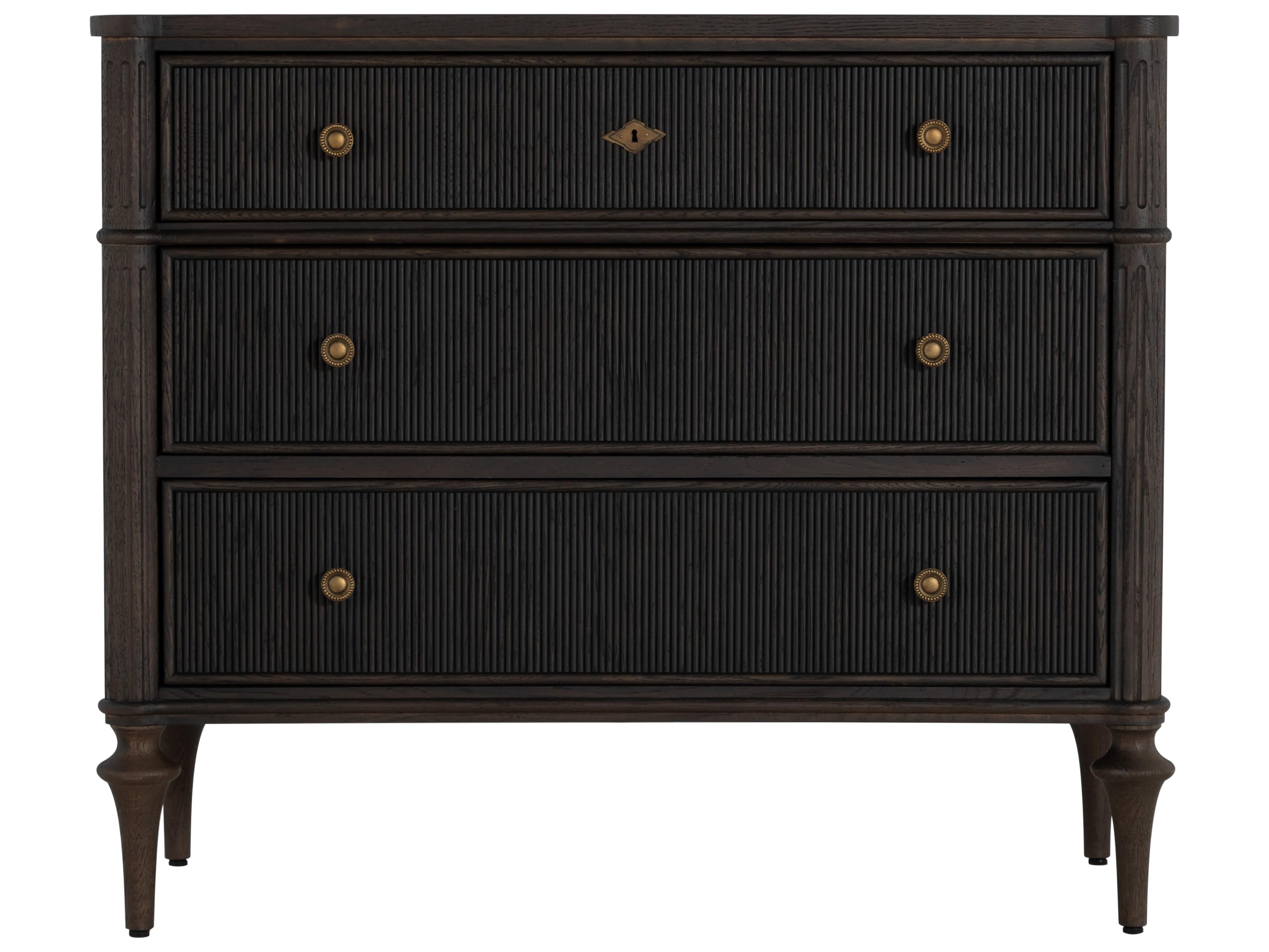 Gabby Andrea Brown Oak Wood Accent Chest