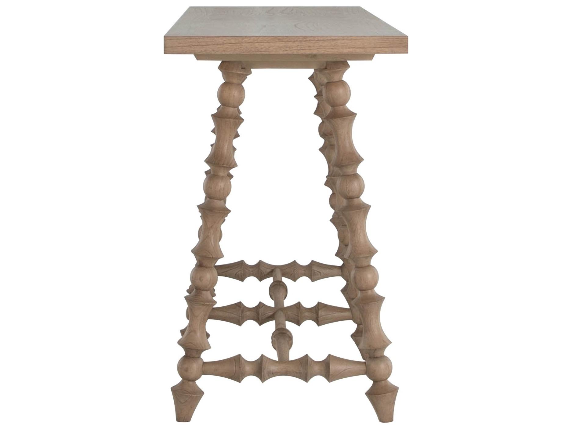 Gabby Kirkwood Rectangular Wood Brown Natural Console Table