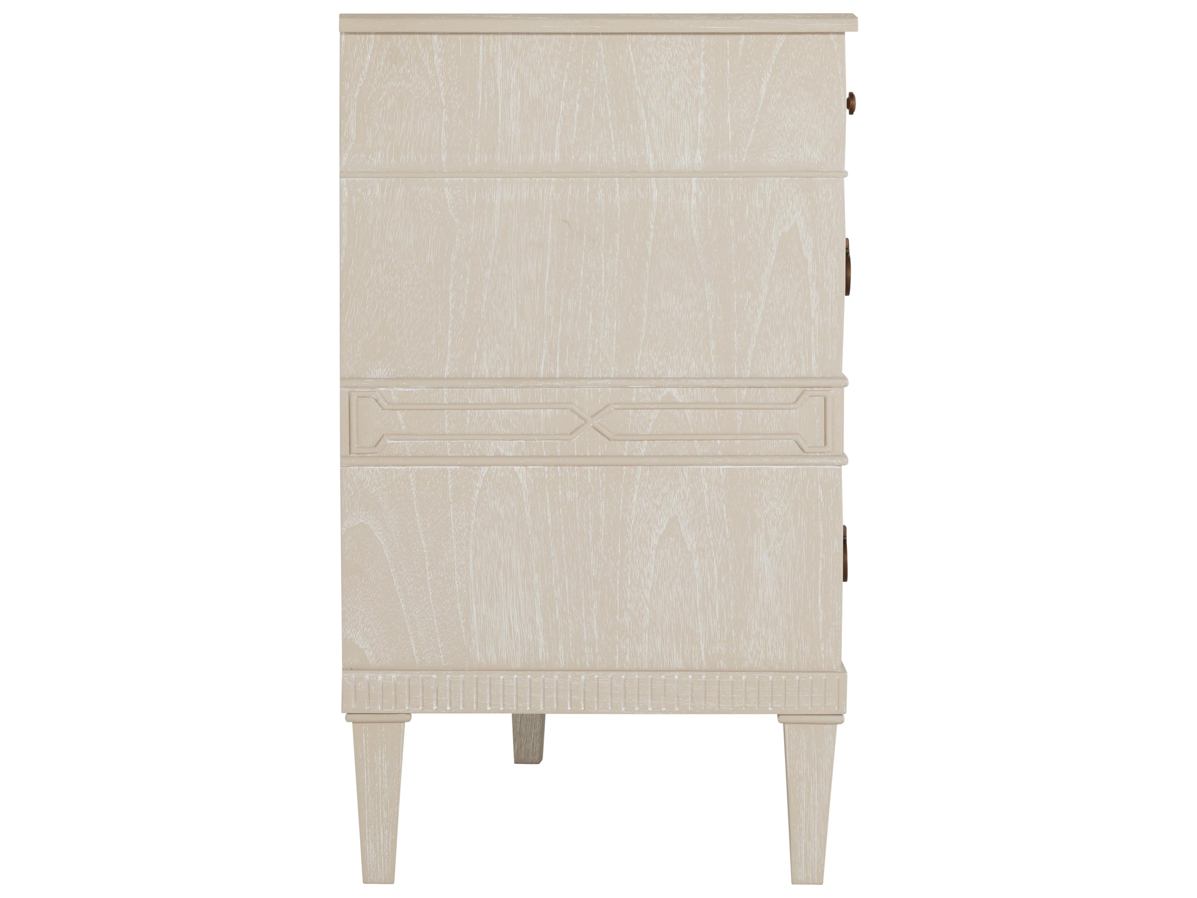 Gabby Archie 6-Drawers Beige Mindi Wood Double Dresser
