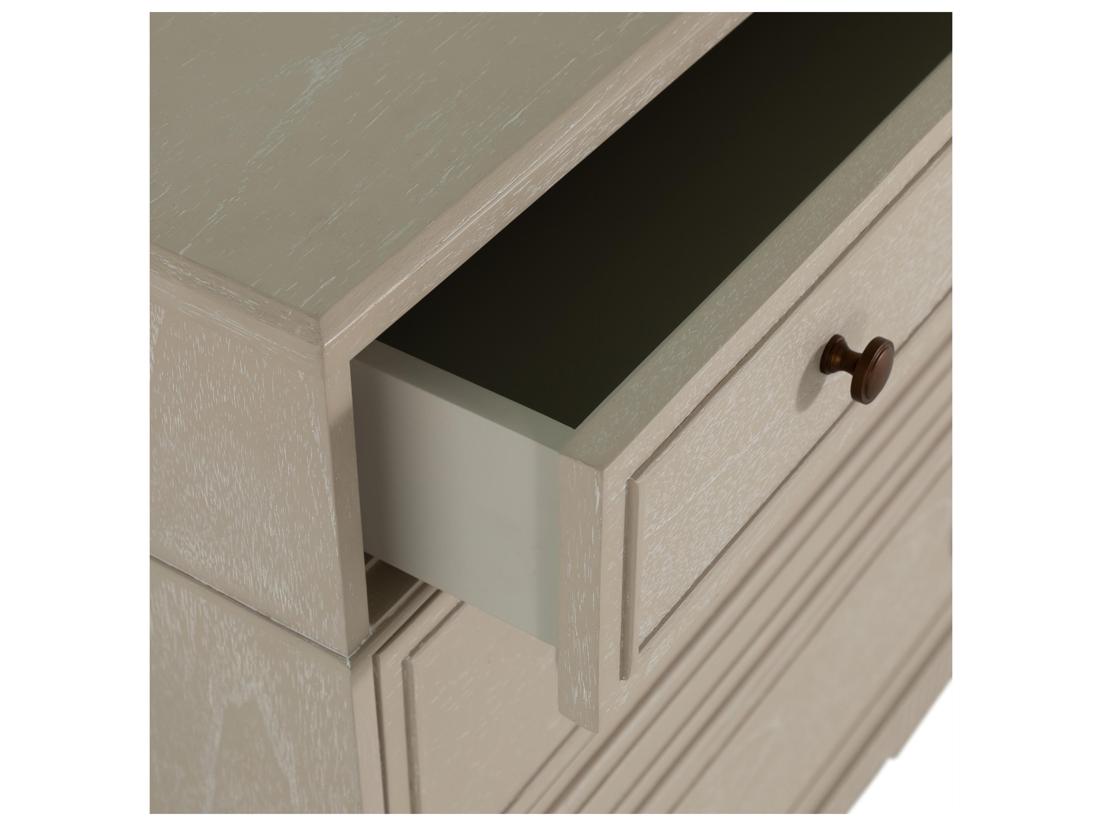 Gabby Archie 6-Drawers Beige Mindi Wood Double Dresser