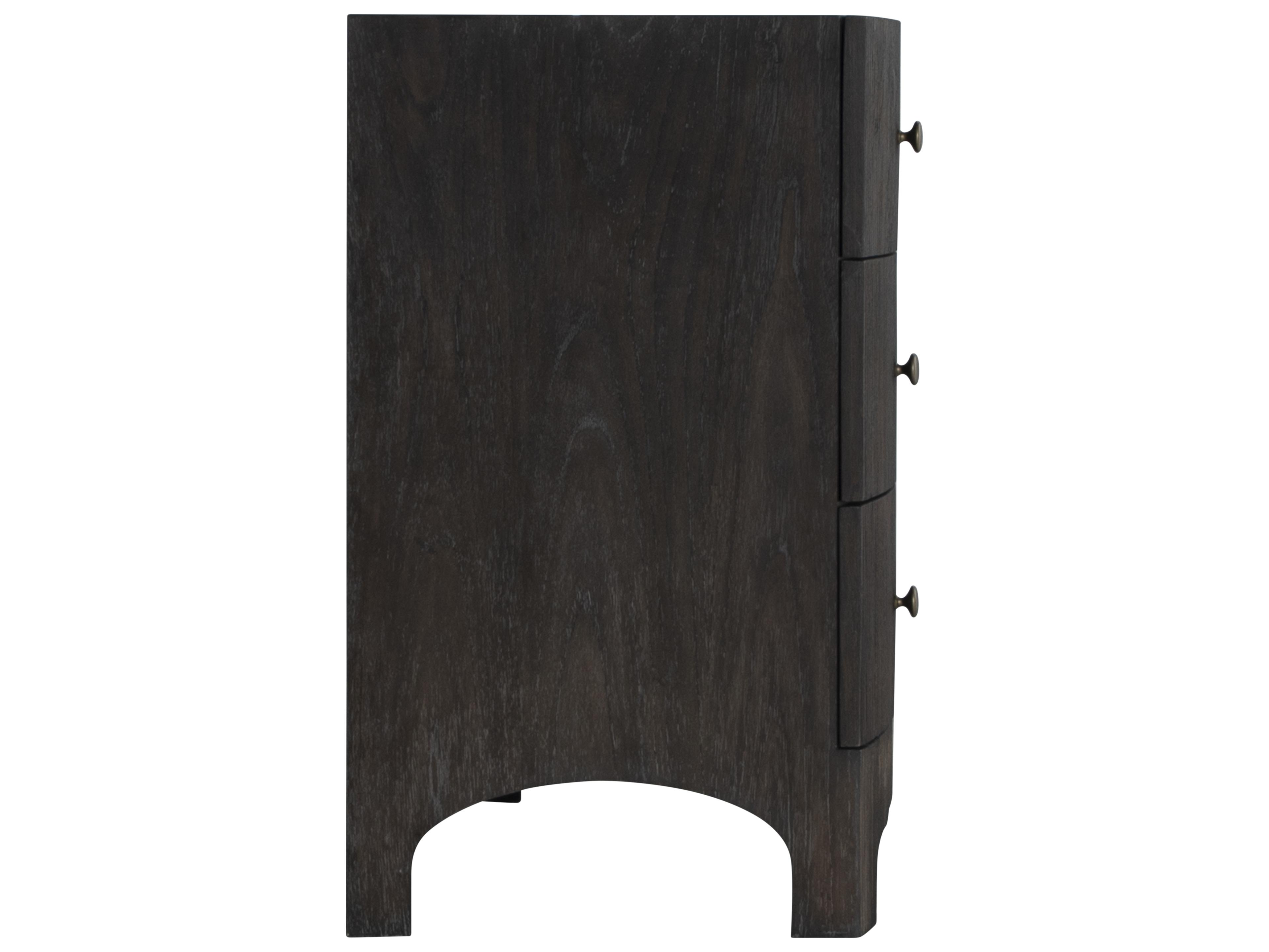 Gabby Princeton 6-Drawers Black Mindi Wood Double Dresser