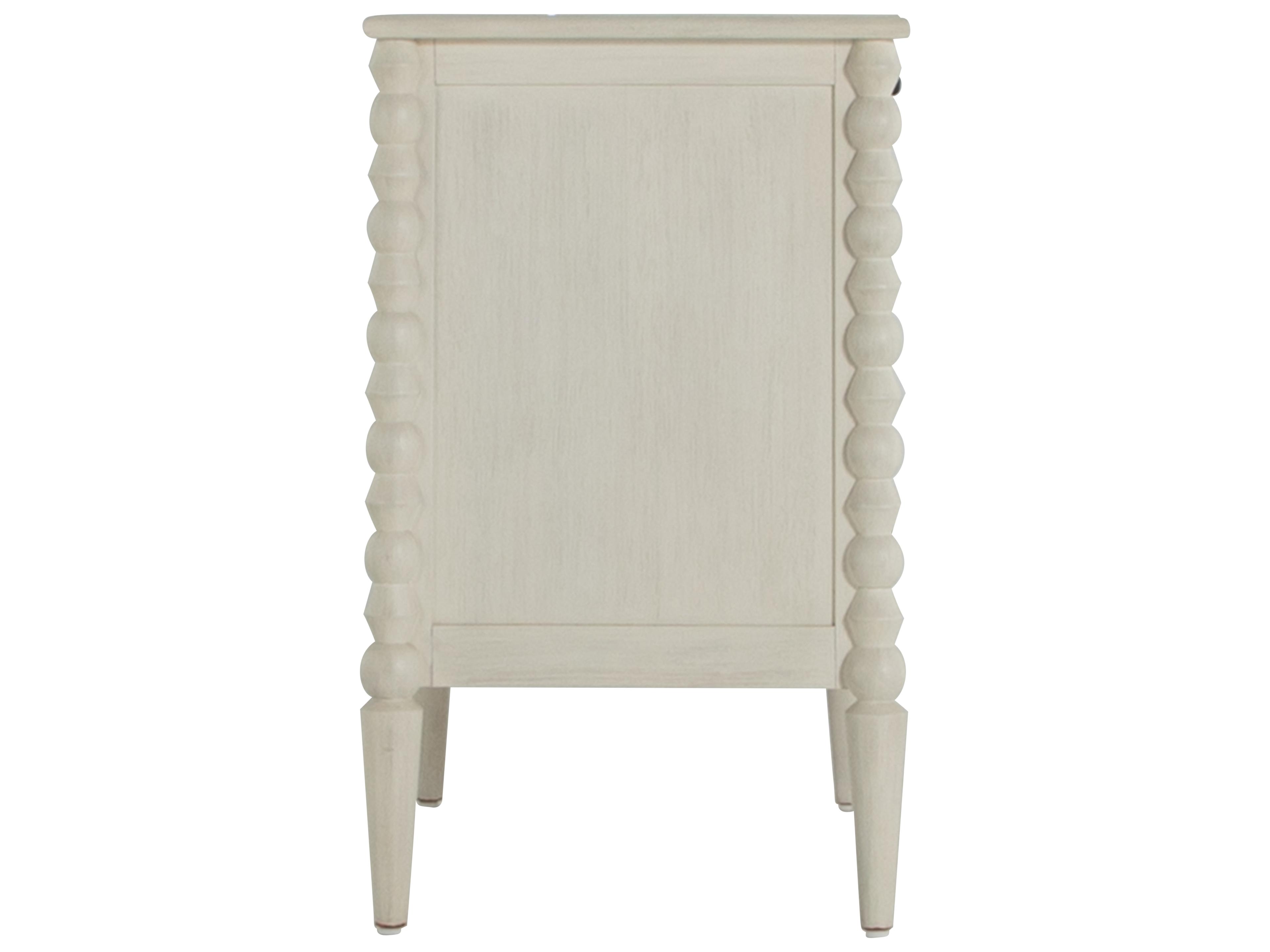 Gabby Jennifer White Mindi Wood Nightstand