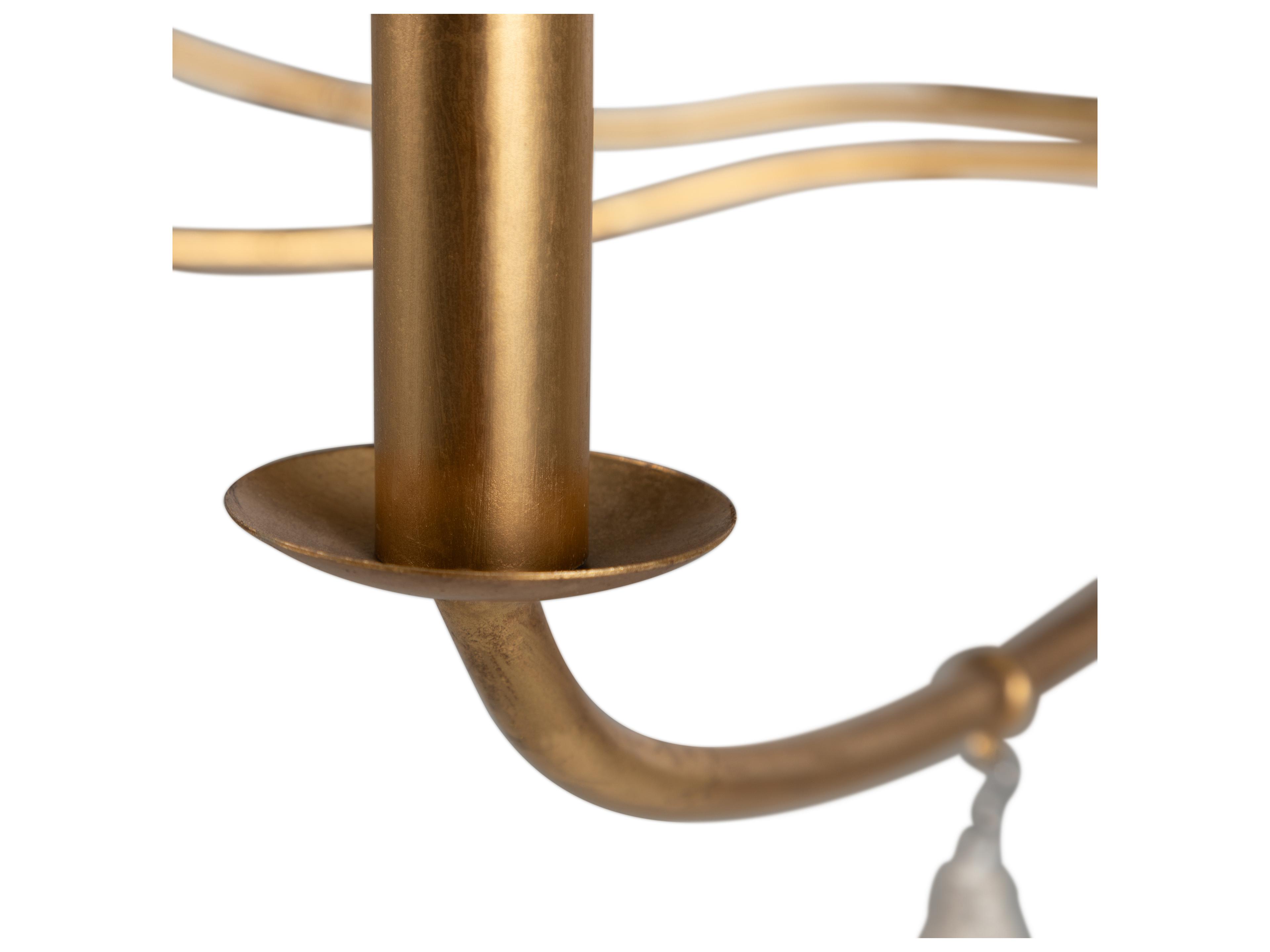 Gabby Loretta 8-Light Gold Candelabra Chandelier