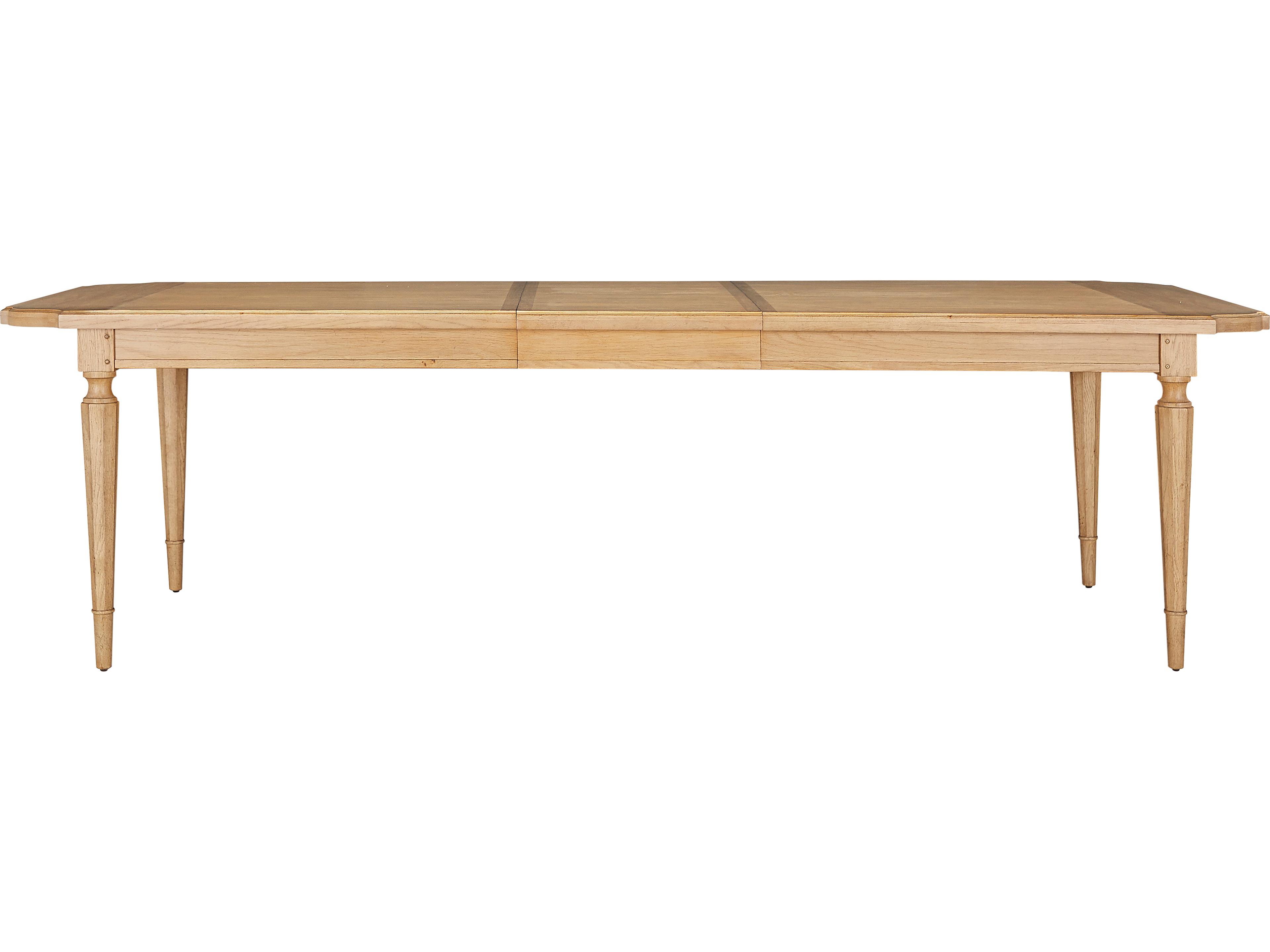 Gabby Mathis Rectangular Wood Bleached French Oak Dining Table