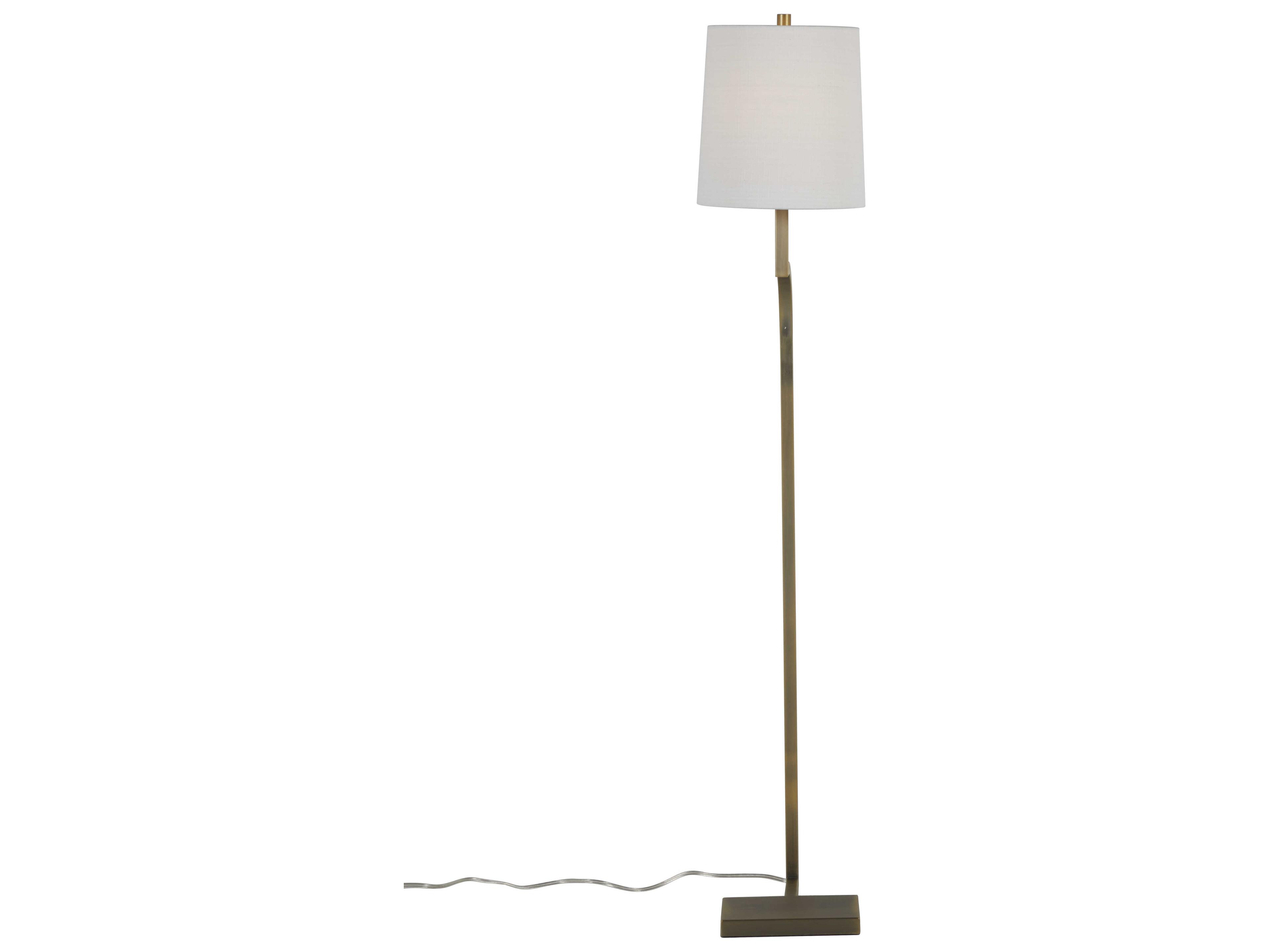 Gabby Hawthorne Matte Antique Brass Floor Lamp