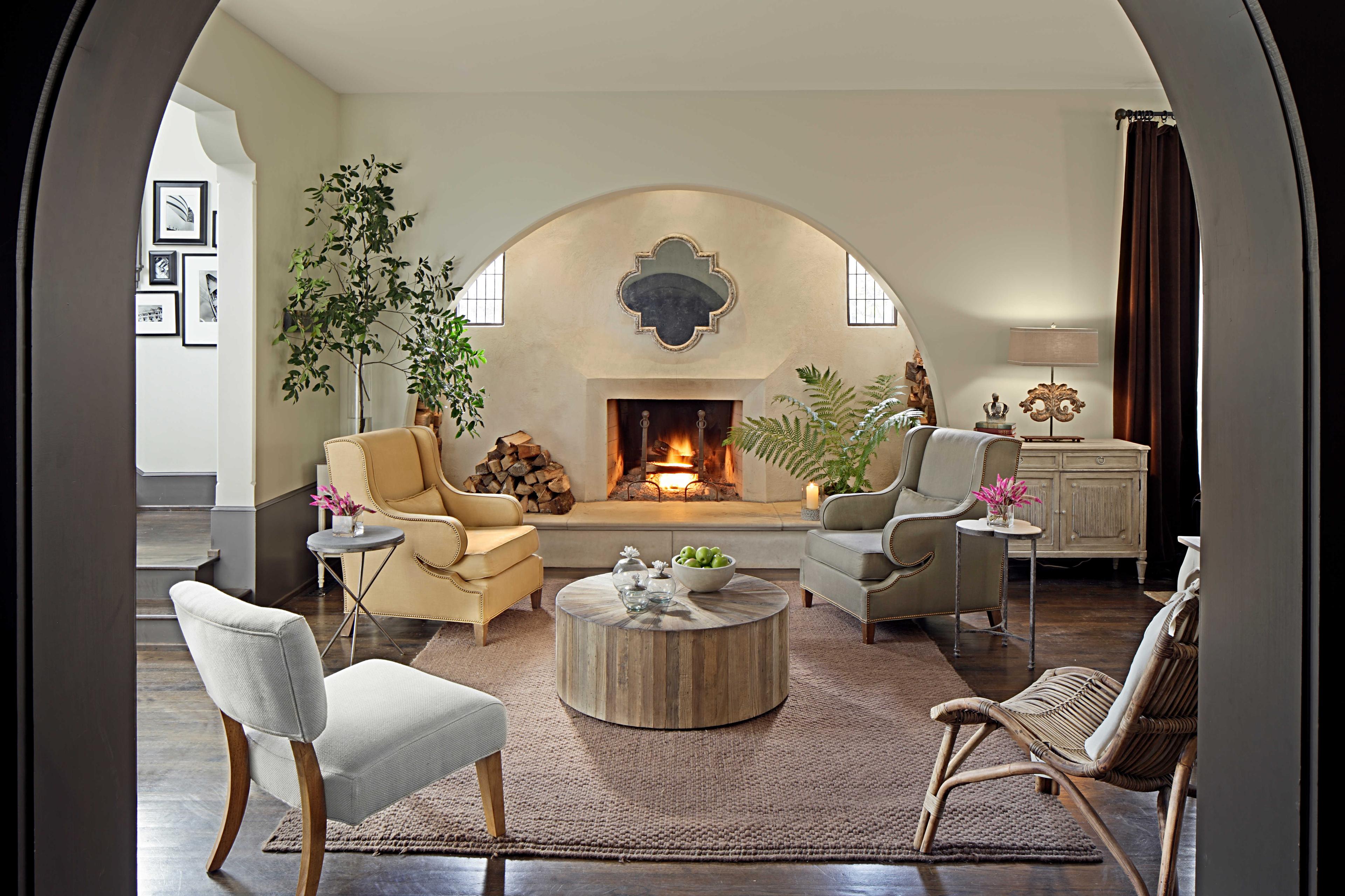 Gabby Cyrano Natural Elm 39" Round Wood Coffee Table