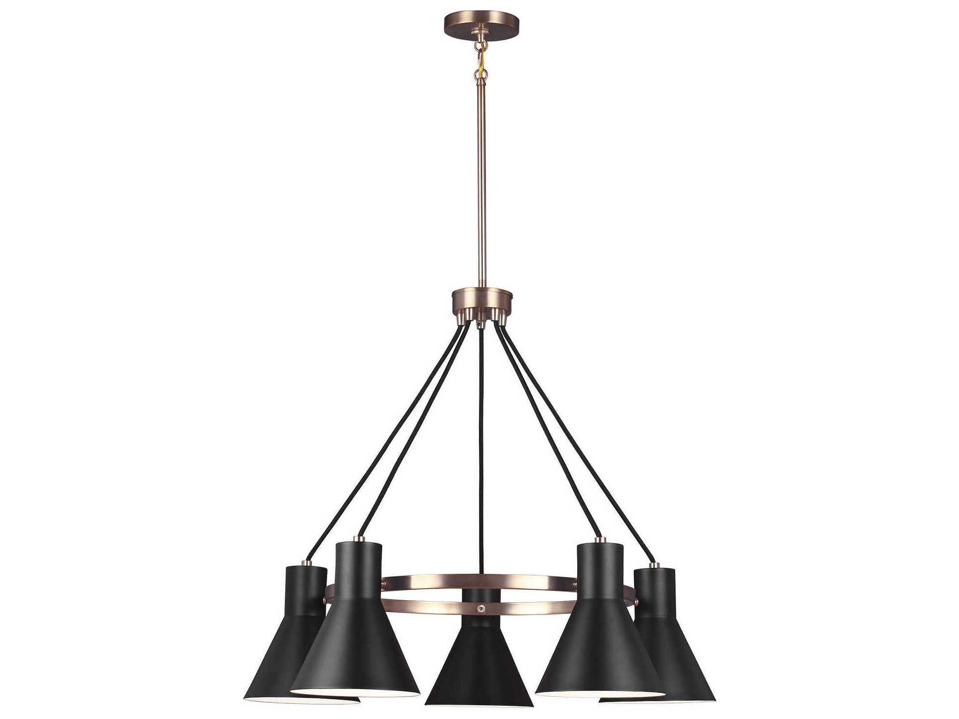 Generation Lighting Towner 5-Light Satin Brass Chandelier