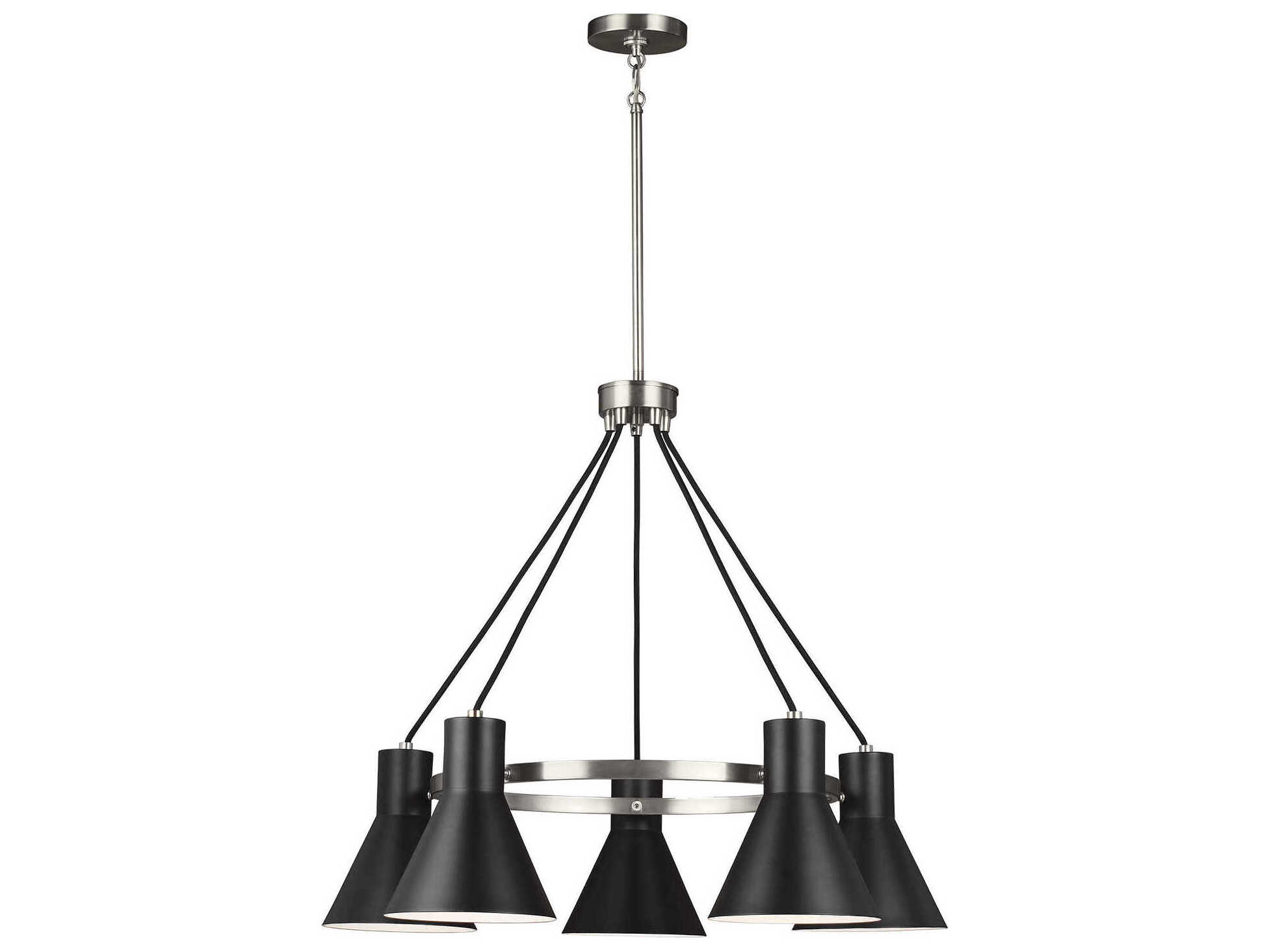 Generation Lighting Towner 5-Light Brushed Nickel Chandelier